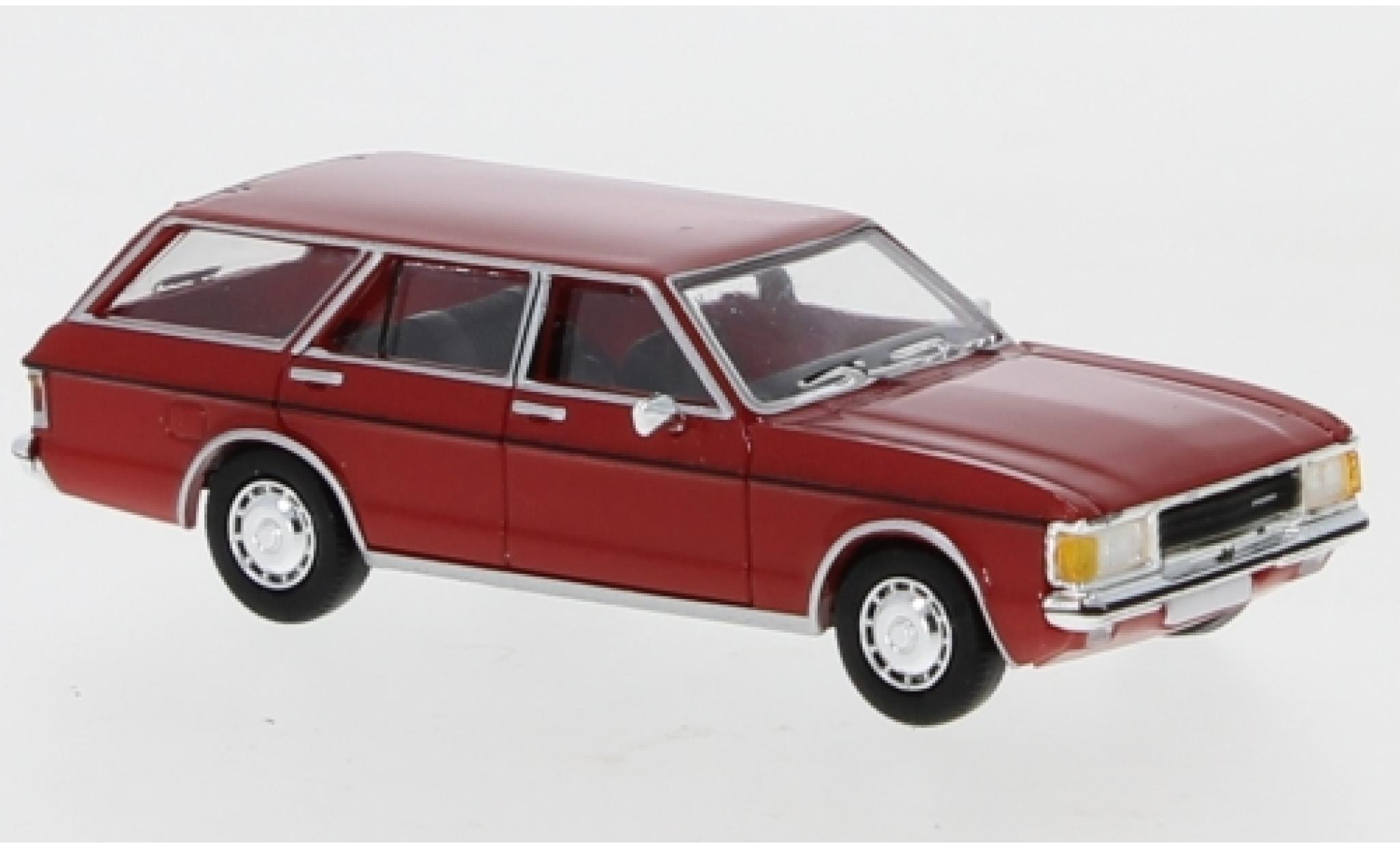 Ford Granada 1/87 PCX87 MK I Turnier rosso 1974 modellino in miniatura