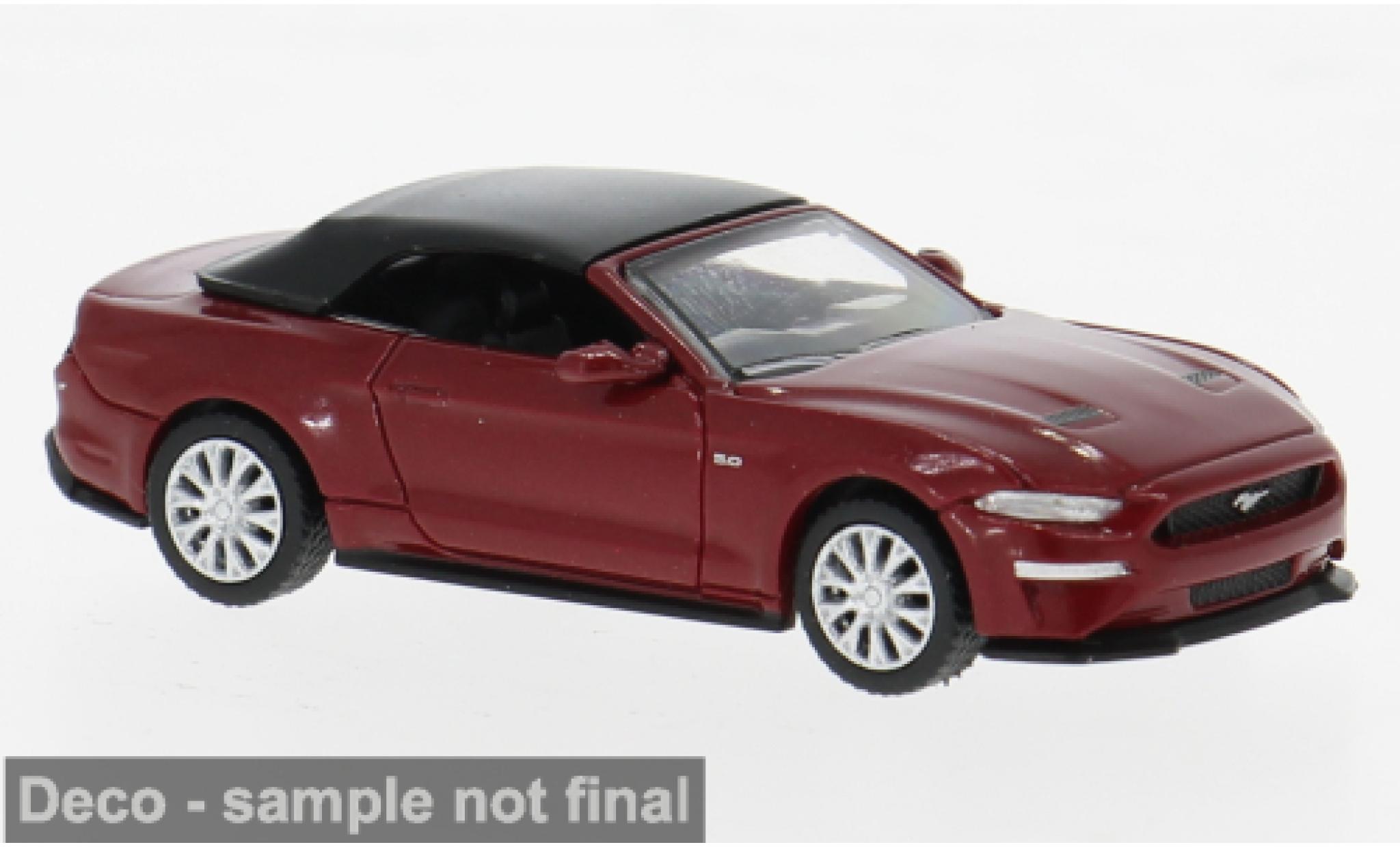 Ford Mustang 1/87 PCX87 VI Cabriolet rot 2020 1:87 modellino in miniatura