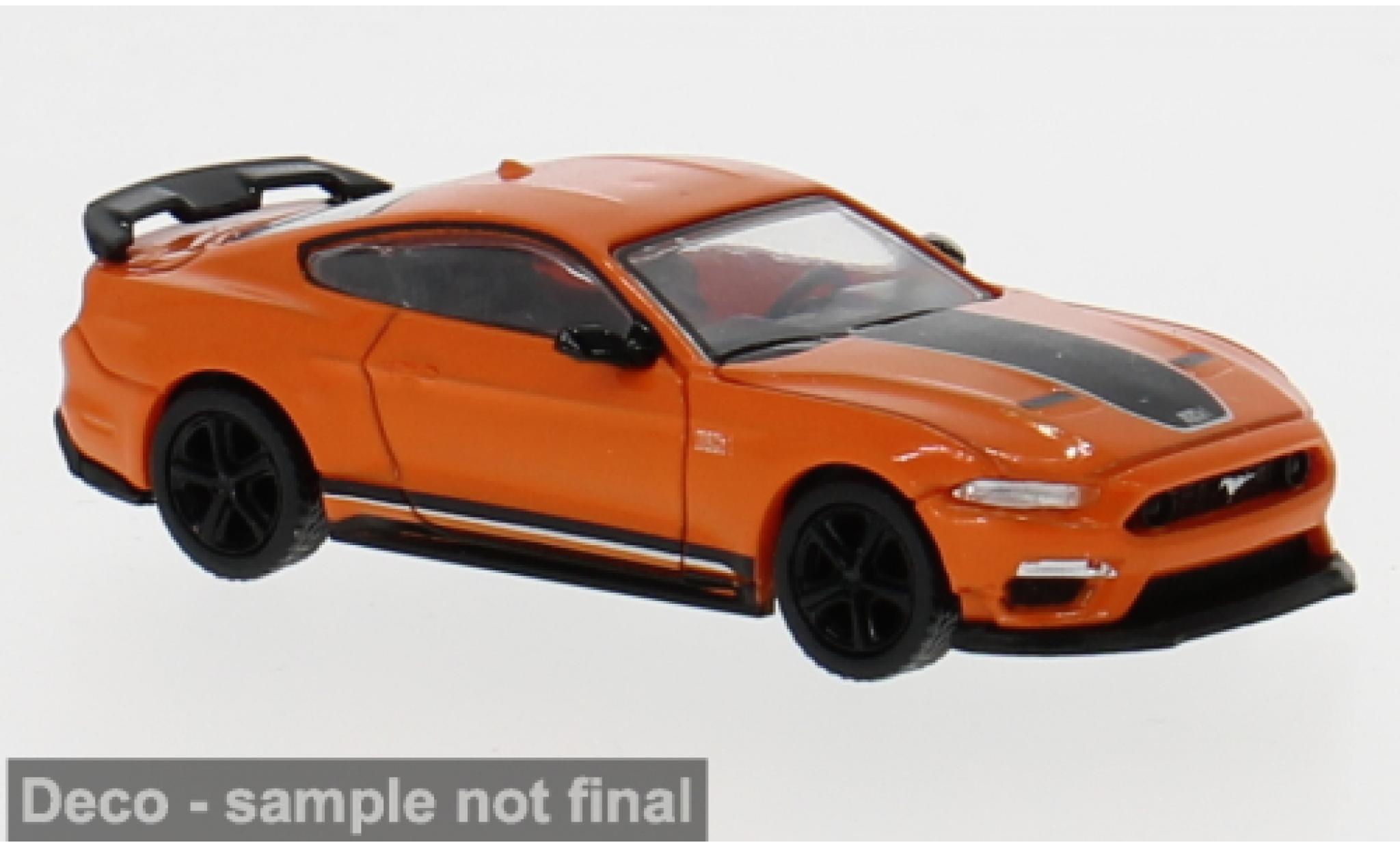 Ford Mustang 1/87 PCX87 VI Mach I orange 2020 1:87 modellino in miniatura