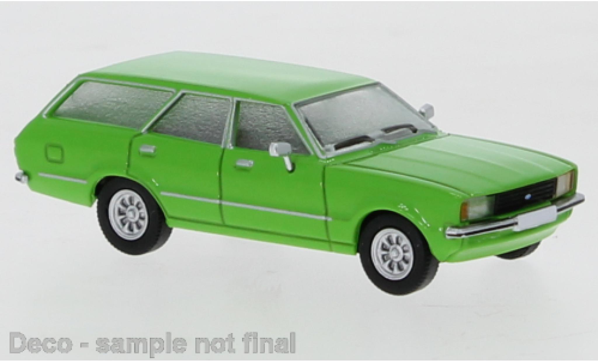 Ford Taunus 1/87 PCX87 TC 2 Turnier verde 1976 modellino in miniatura