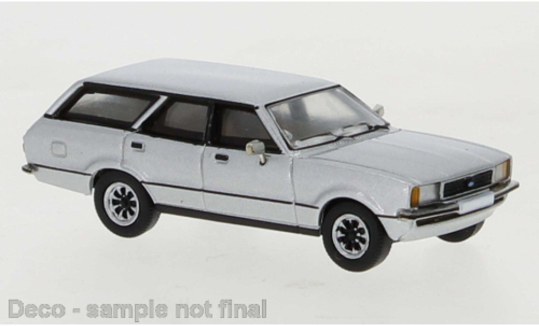 Ford Taunus 1/87 PCX87 TC 2 Turnier grigio 1976 modellino in miniatura
