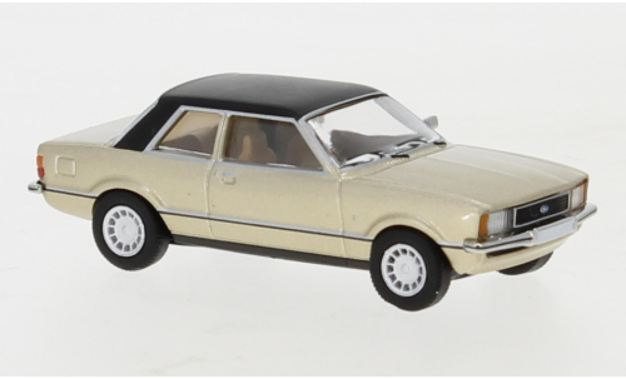 Ford Taunus 1/87 PCX87 TC2 metallico beige/matt-nero 1976 modellino in miniatura