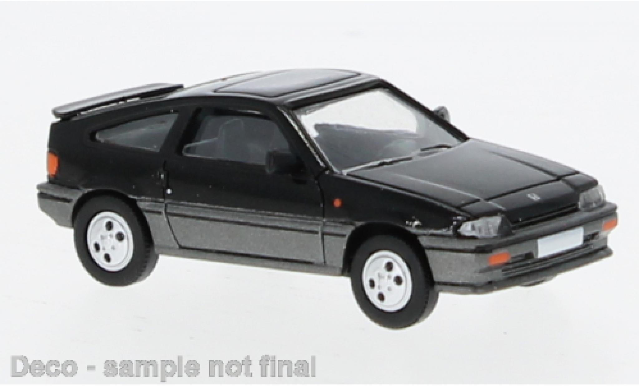 Honda CRX 1/87 PCX87 schwarz/metallise grau 1968 1:87 modellino in miniatura