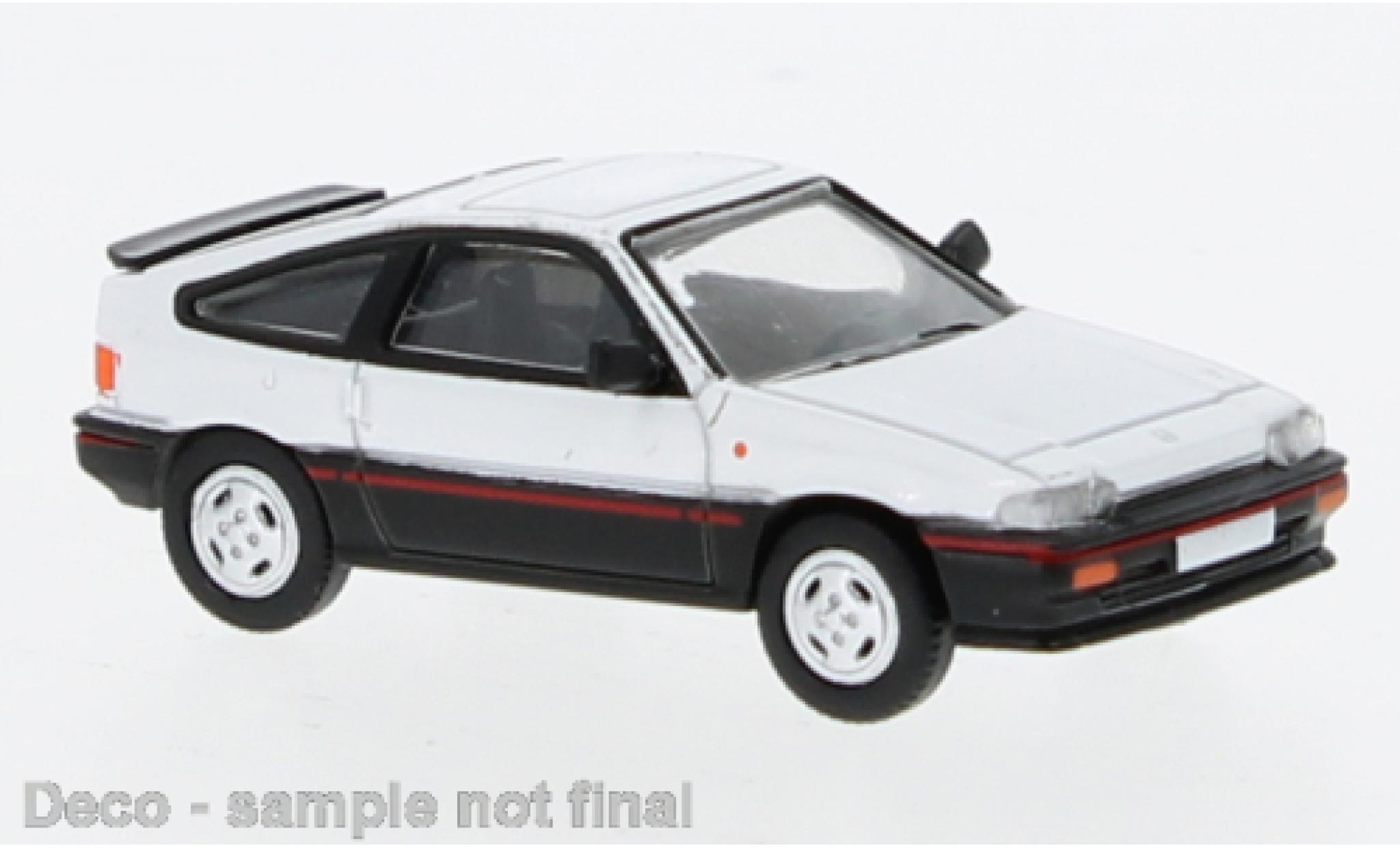 Honda CRX 1/87 PCX87 weiss/matt-schwarz 1983 1:87 modellino in miniatura