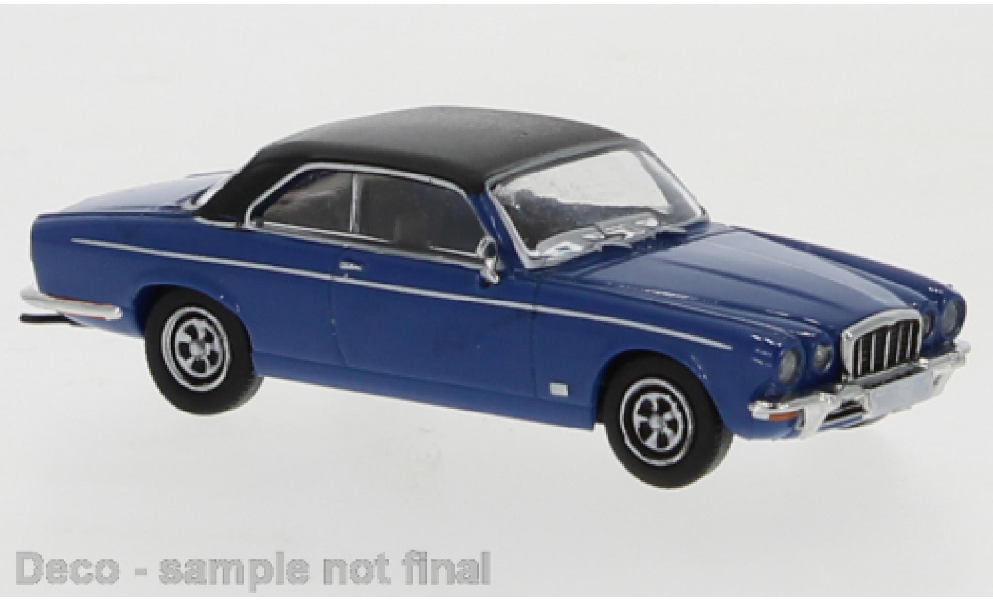 Jaguar XJ 1/87 PCX87 -C blu/matt-nero 1973 modellino in miniatura