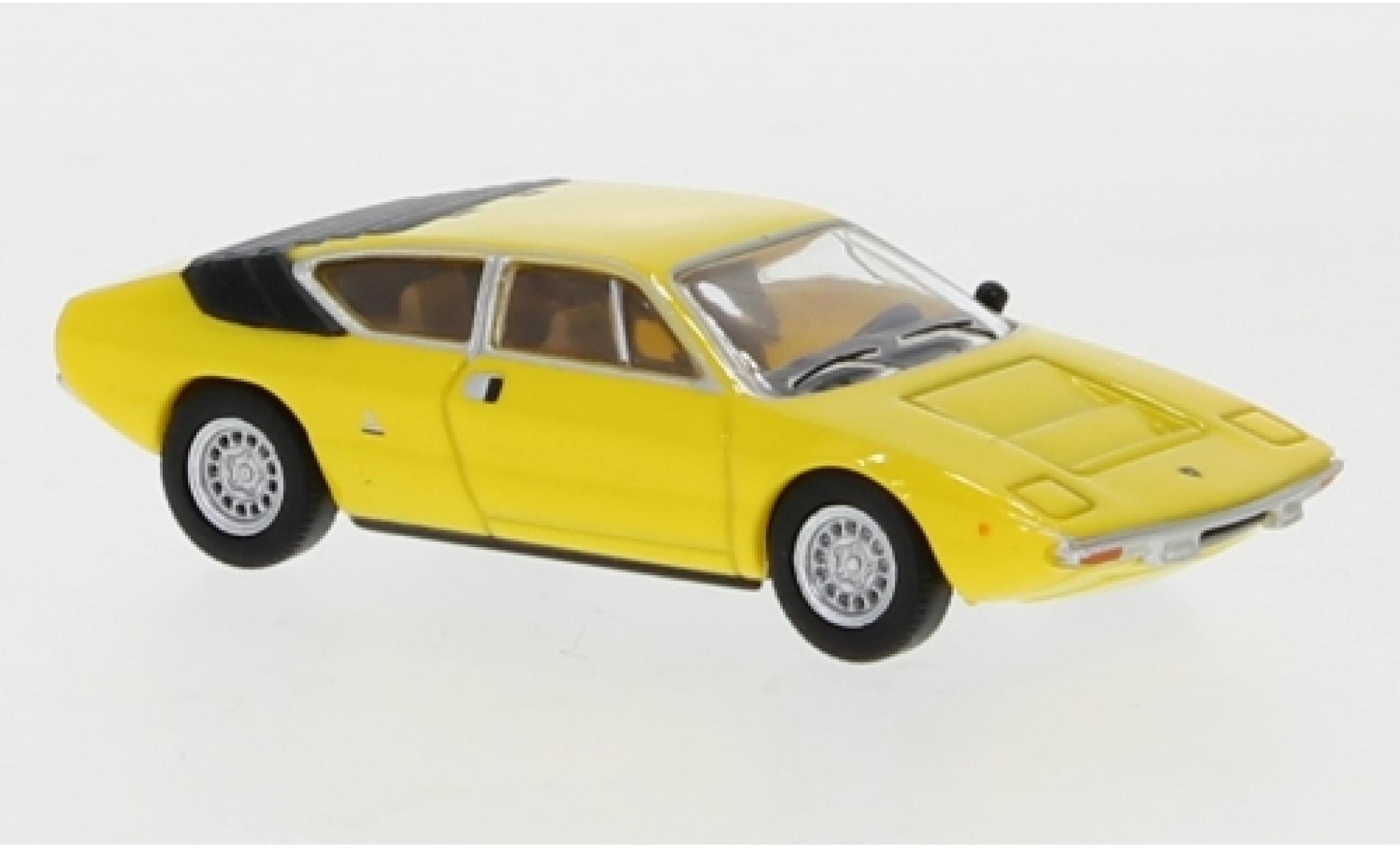 Lamborghini Urraco 1/87 PCX87 giallo 1973 modellino in miniatura