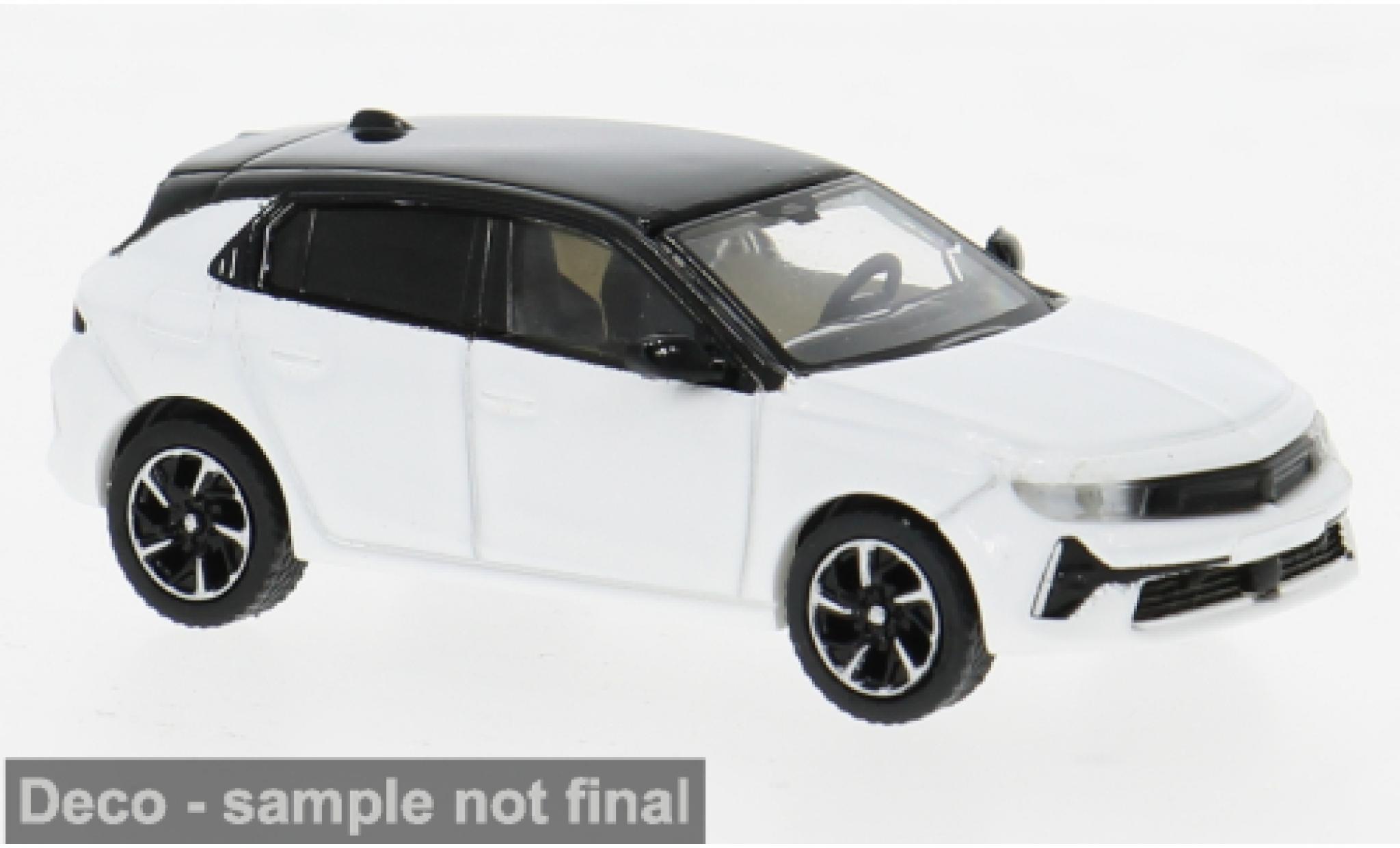 Opel Astra 1/87 PCX87 L weiss/schwarz 2021 1:87 modellino in miniatura