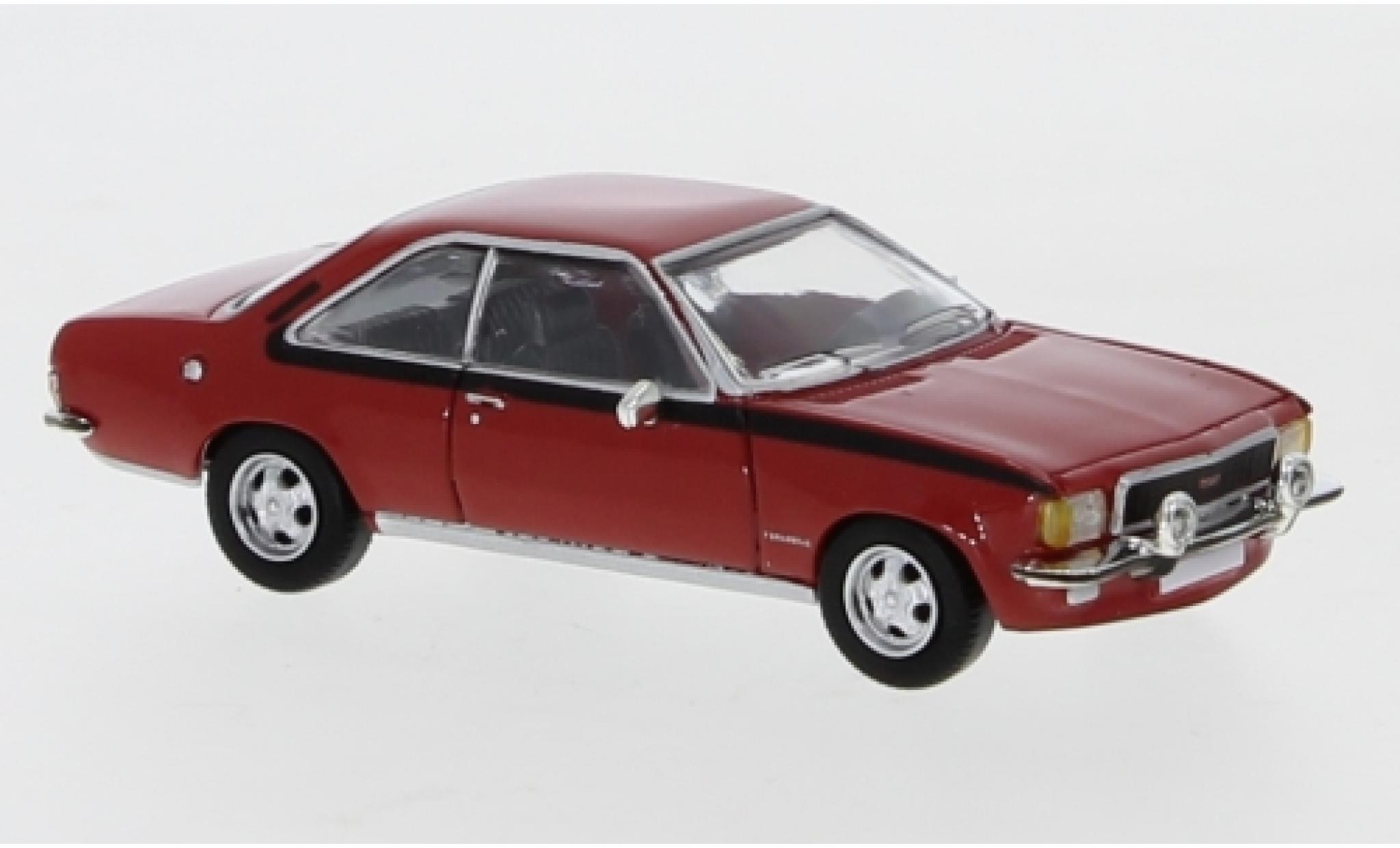 Opel Commodore 1/87 PCX87 B Coupe rosso 1972 modellino in miniatura