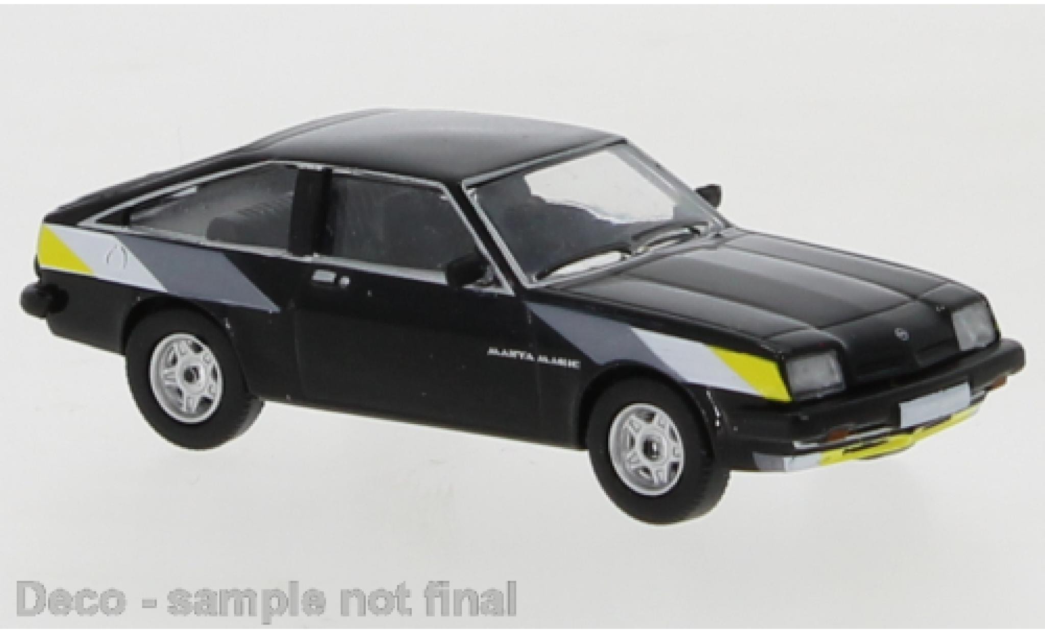 Opel Manta 1/87 PCX87 B CC nero 1980 Magic modellino in miniatura