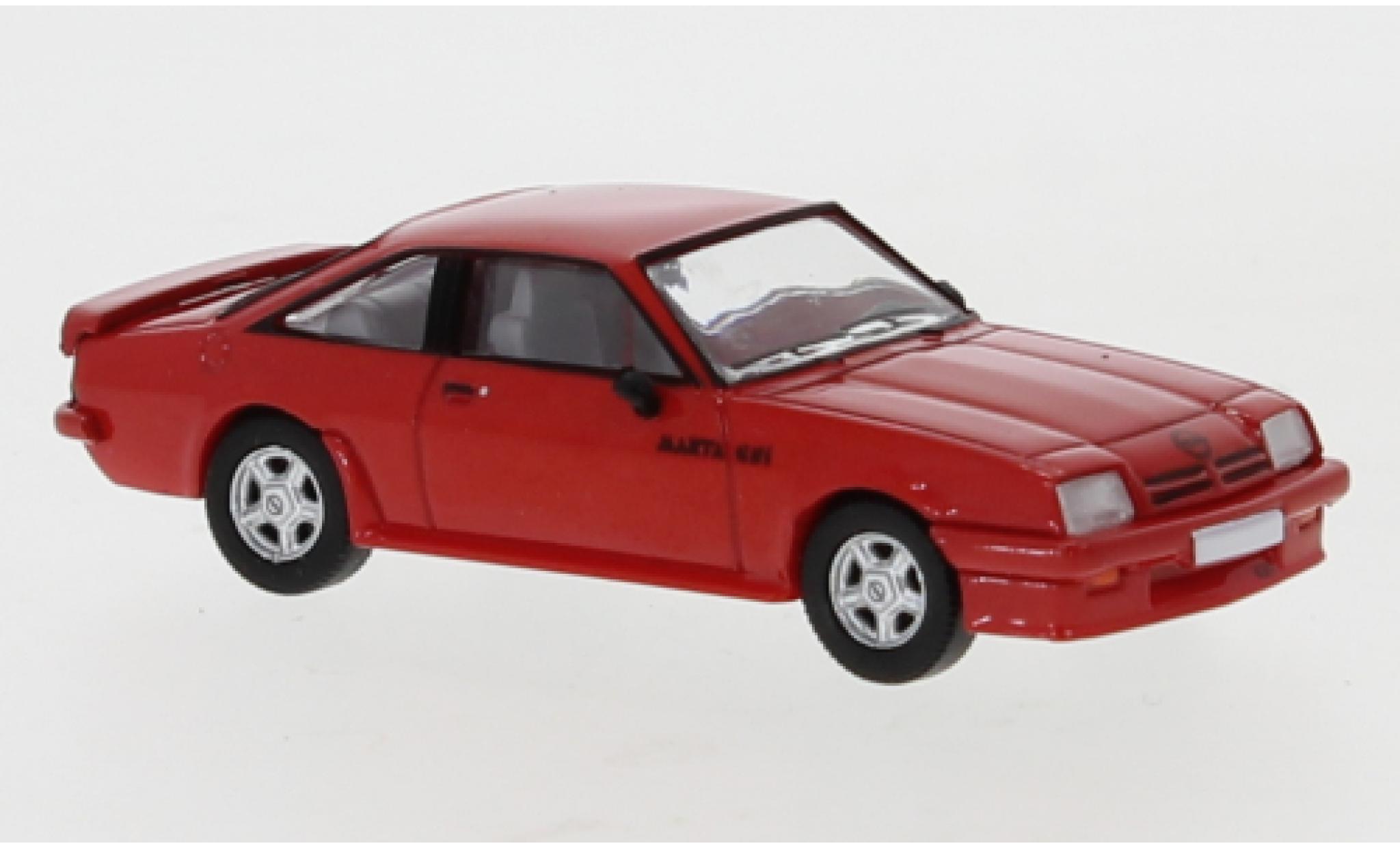 Opel Manta 1/87 PCX87 B GSI rosso 1984 modellino in miniatura