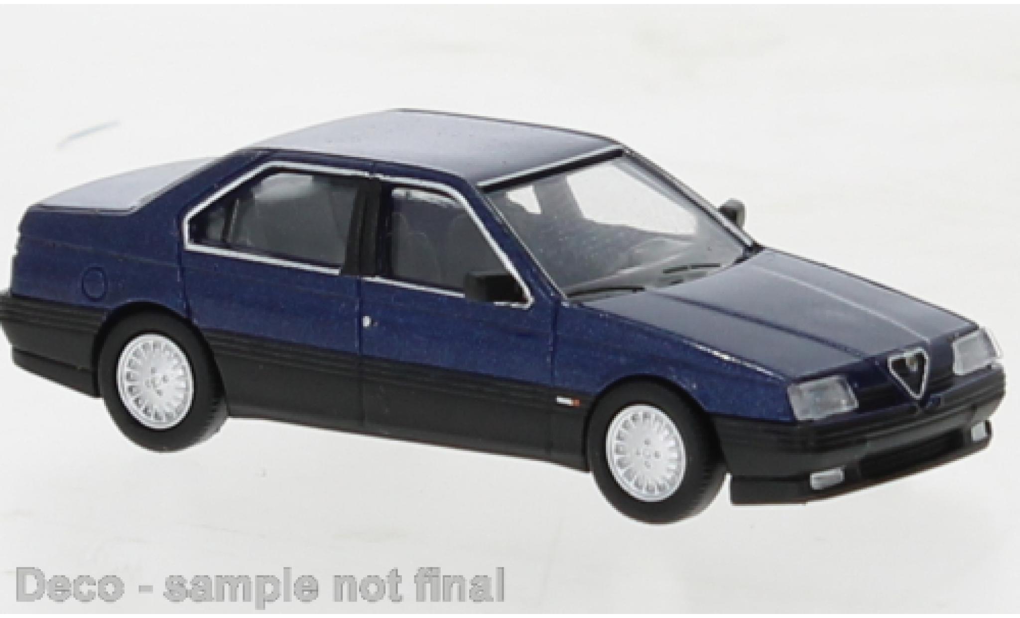 Alfa Romeo 164 1/87 PCX87 metallise blu foncé 1987 modellino in miniatura