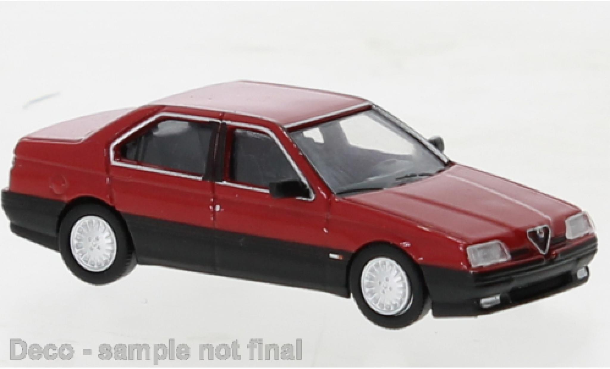 Alfa Romeo 164 1/87 PCX87 rosso 1987 modellino in miniatura