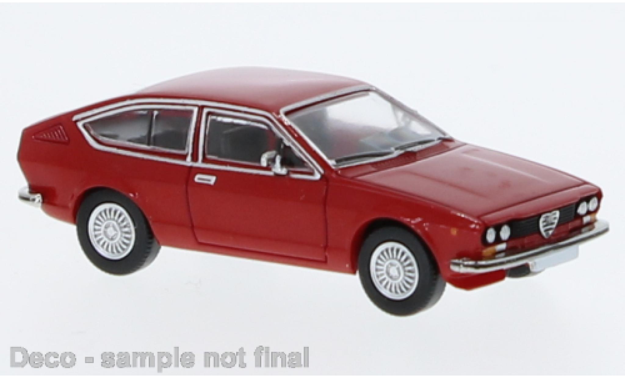 Alfa Romeo Alfetta 1/87 PCX87 GT rosso 1974 modellino in miniatura
