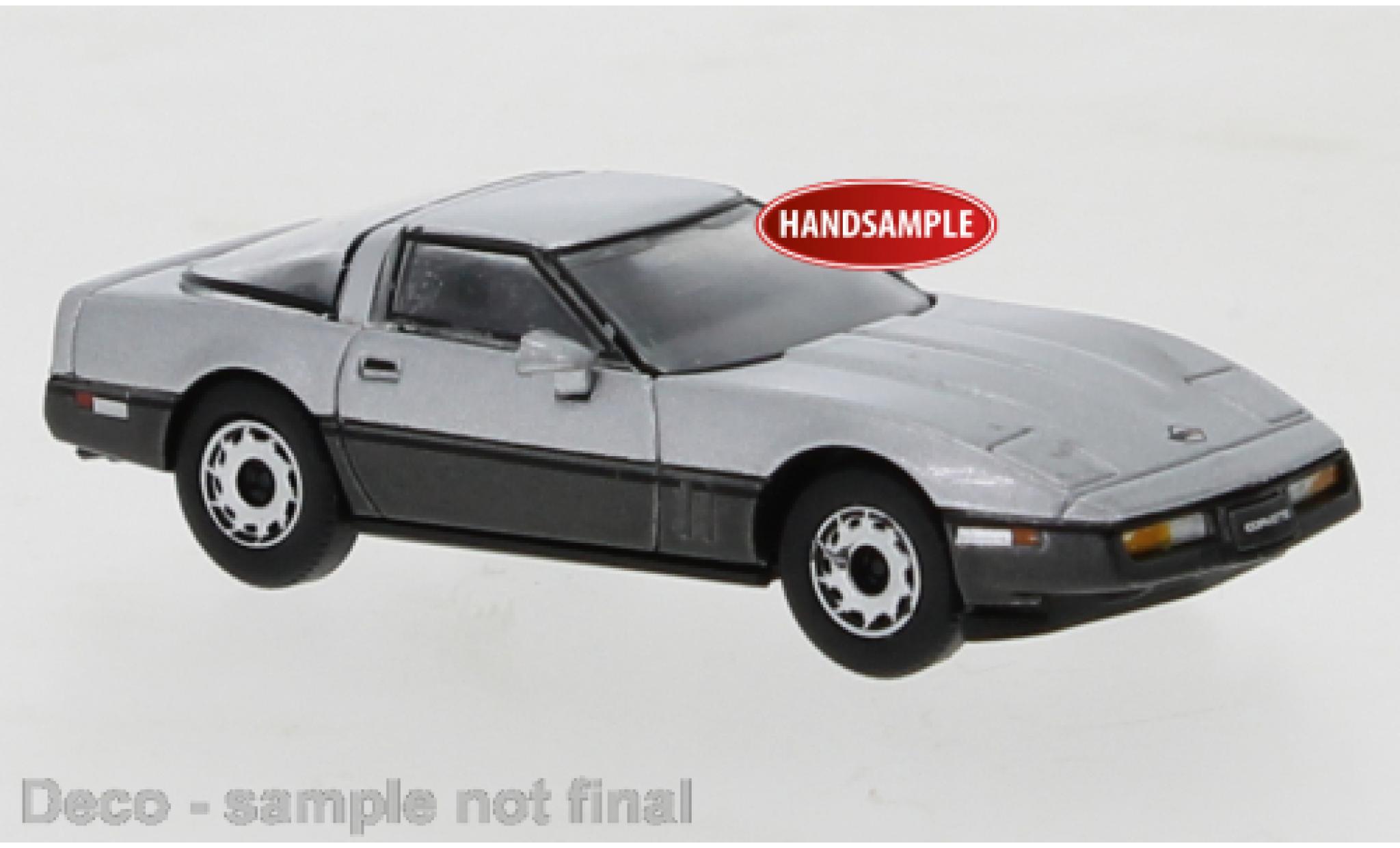 Chevrolet Corvette 1/87 PCX87 C4 d/metallise grigio 1984 modellino in miniatura