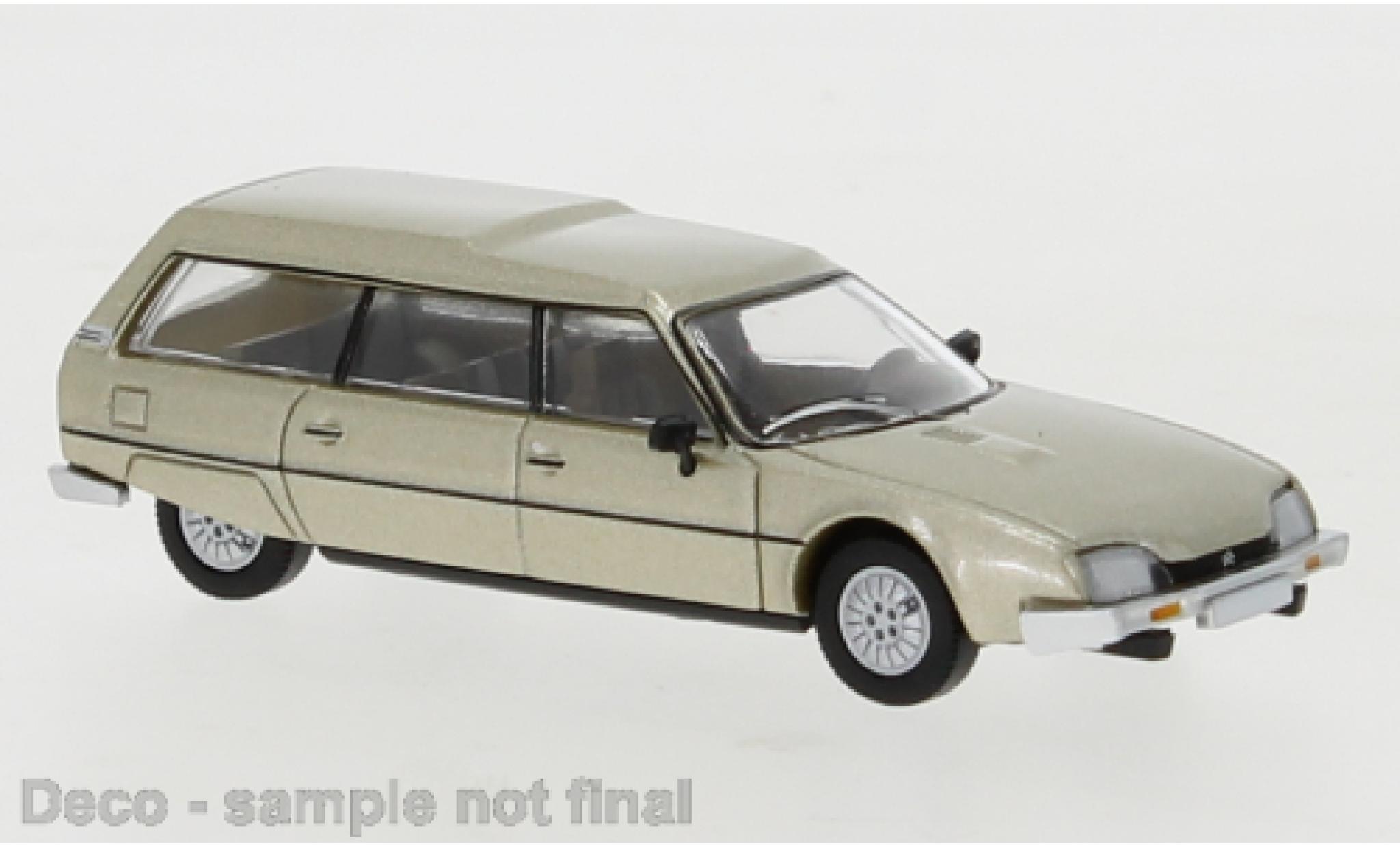 Citroen CX 1/87 PCX87 Break metallise beige 1976 modellino in miniatura