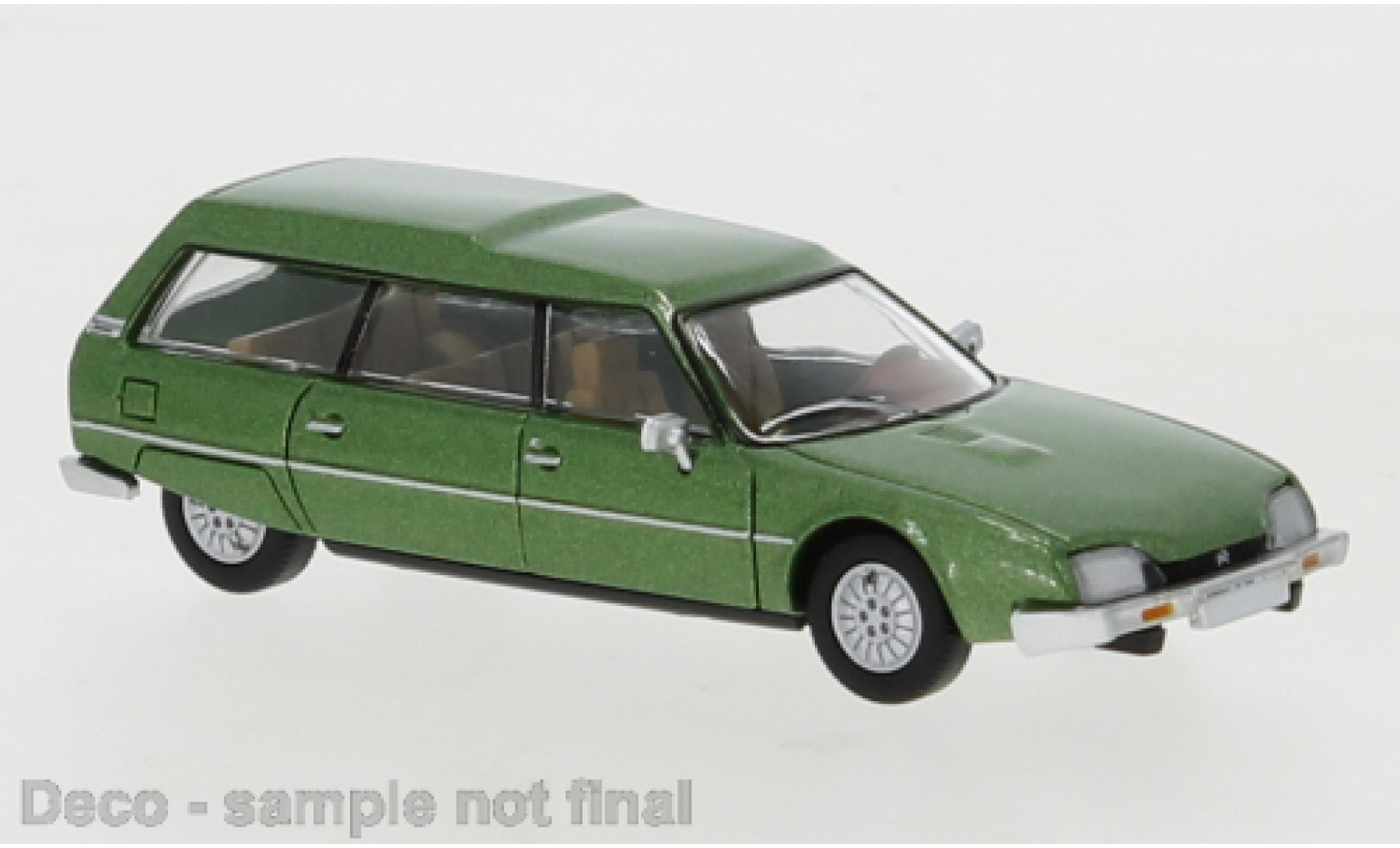 Citroen CX 1/87 PCX87 Break metallise verde 1976 modellino in miniatura