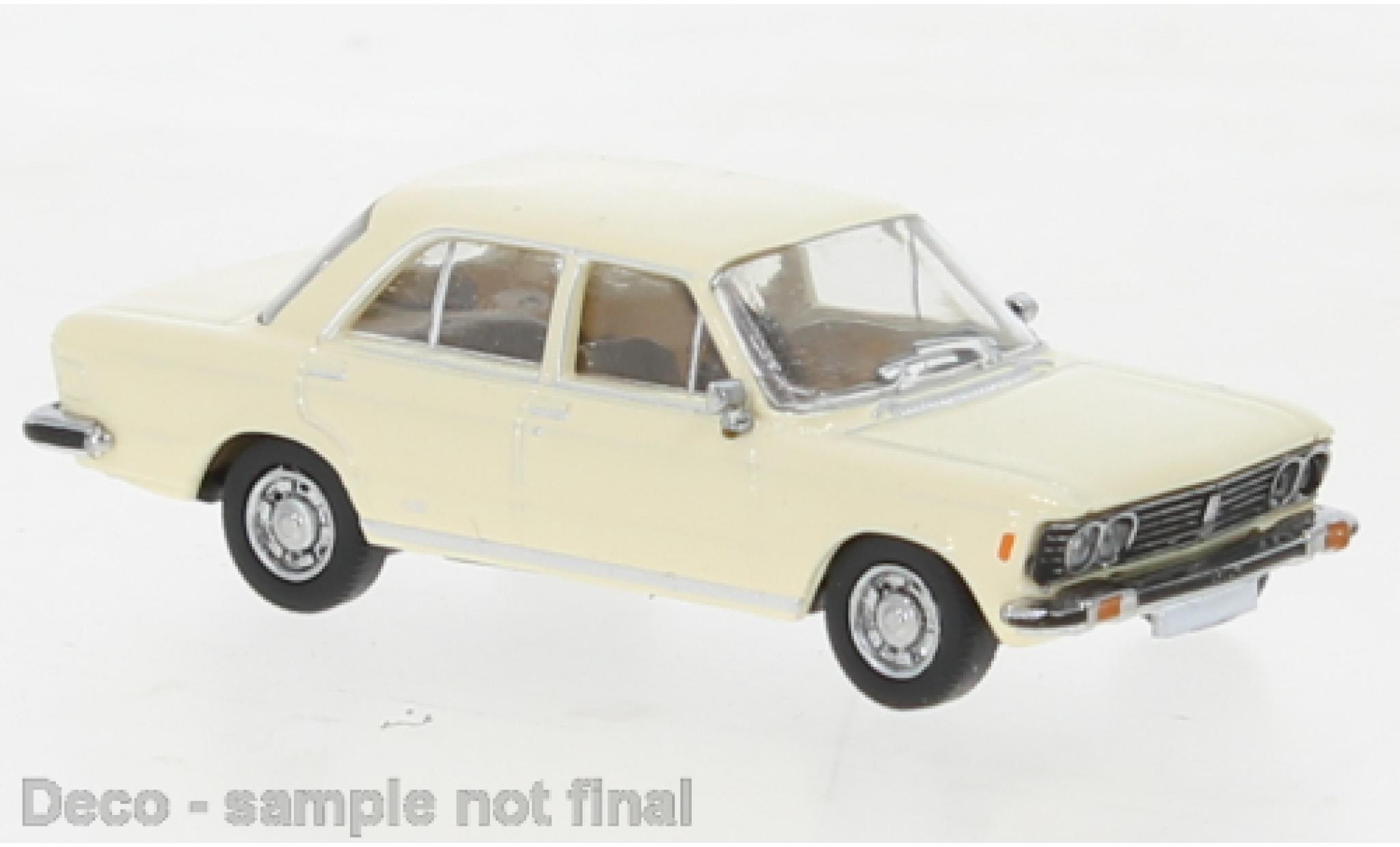 Fiat 130 1/87 PCX87 beige 1969 modellino in miniatura