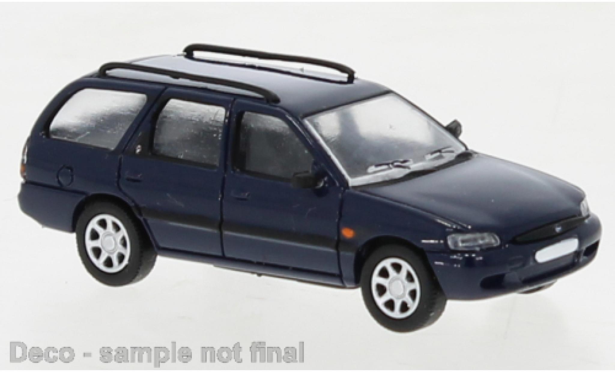 Ford Escort 1/87 PCX87 MK VII Turnier blu foncé 1995 modellino in miniatura