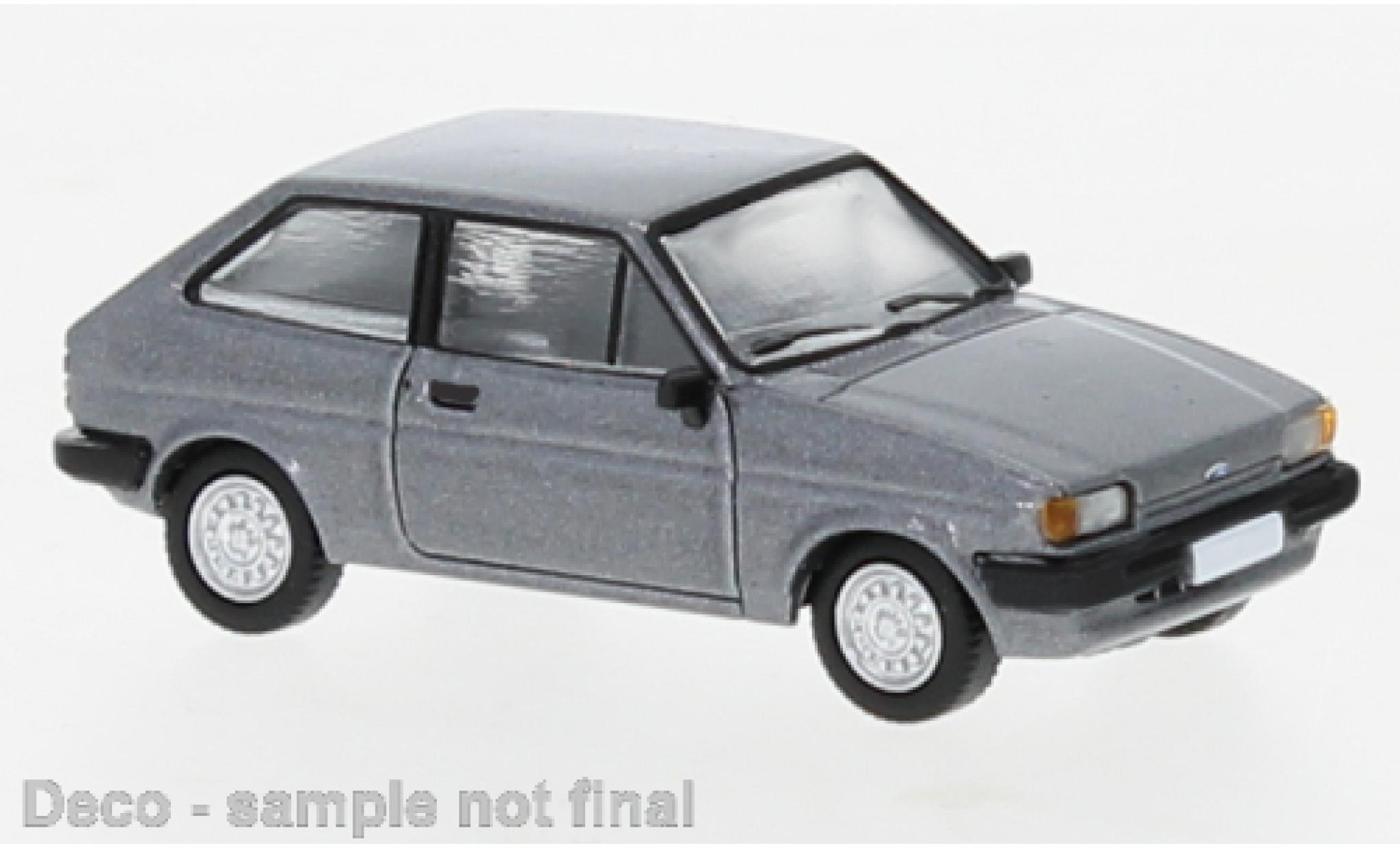 Ford Fiesta 1/87 PCX87 MK II metallise grigio 1985 modellino in miniatura
