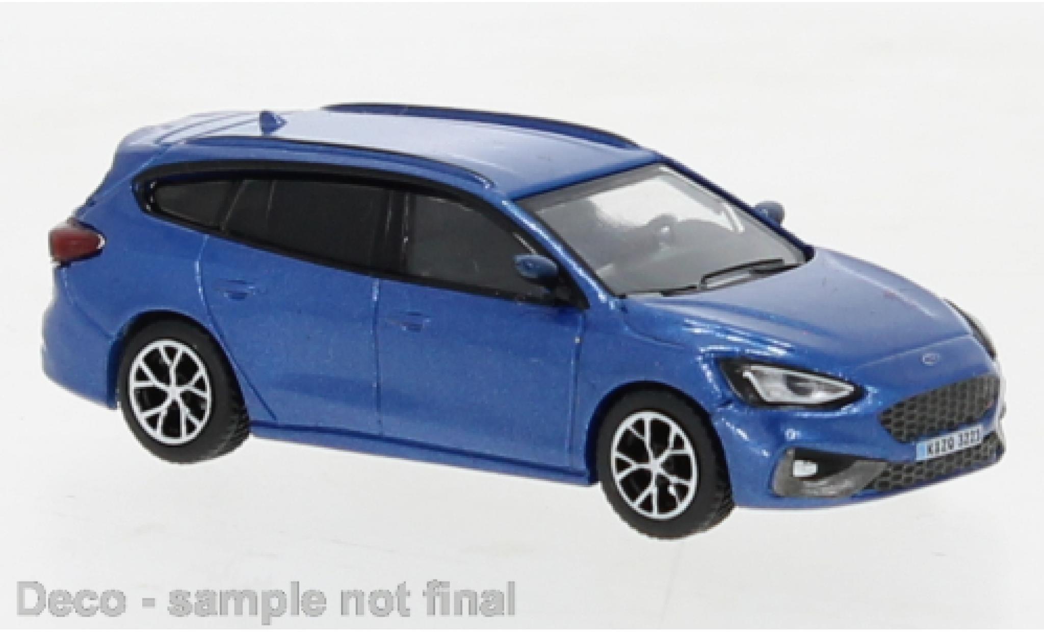 Ford Focus 1/87 PCX87 Turnier ST metallise blu 2020 modellino in miniatura