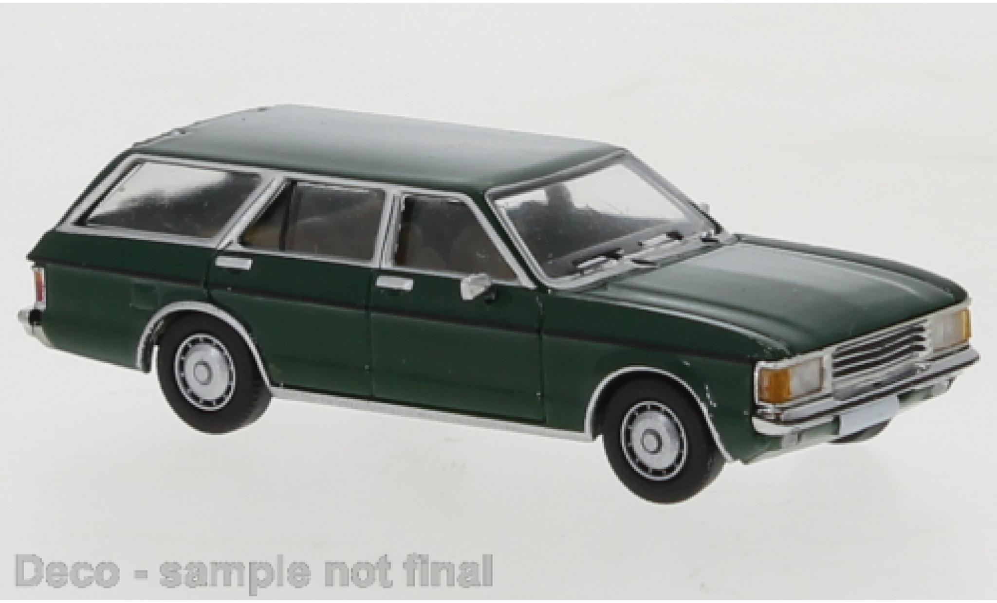 Ford Granada 1/87 PCX87 MK I Turnier verde 1974 modellino in miniatura