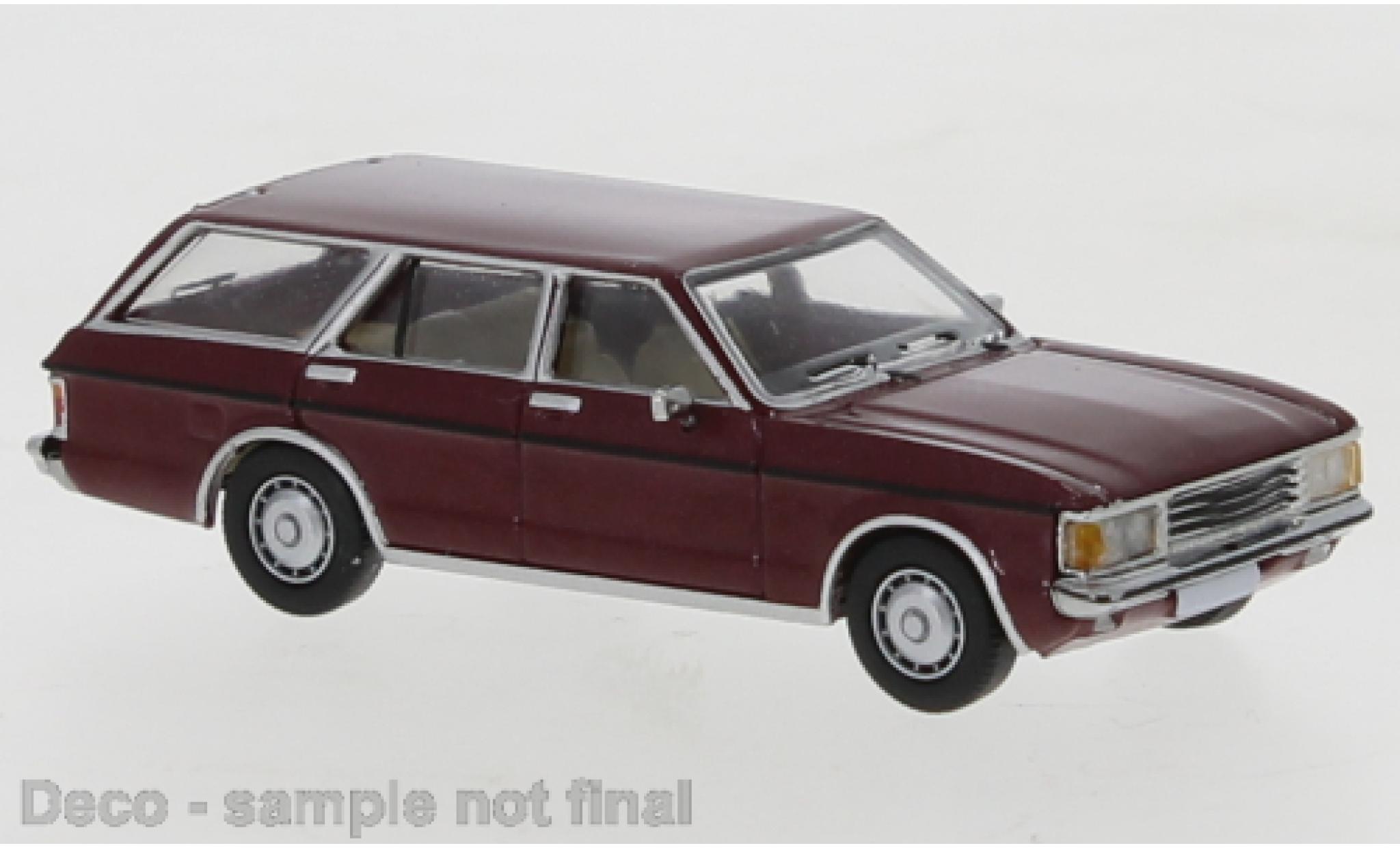 Ford Granada 1/87 PCX87 MK I Turnier metallise rosso 1974 modellino in miniatura