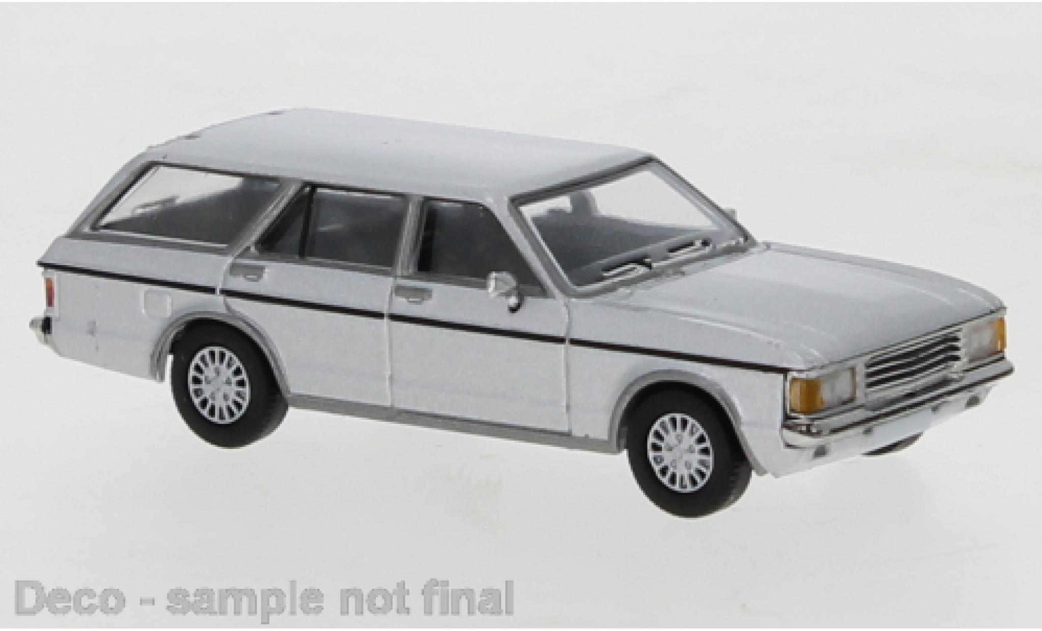 Ford Granada 1/87 PCX87 MK I Turnier grigio 1974 modellino in miniatura