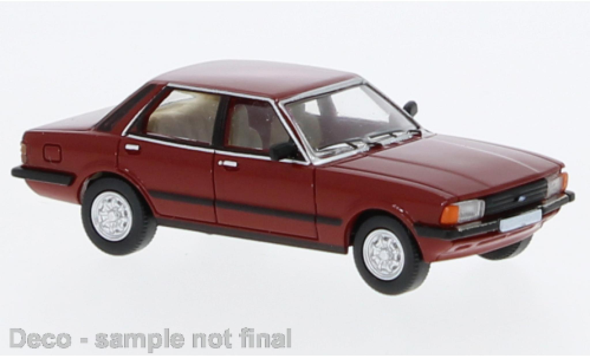 Ford Taunus 1/87 PCX87 (TC3) rosso foncé 1979 modellino in miniatura