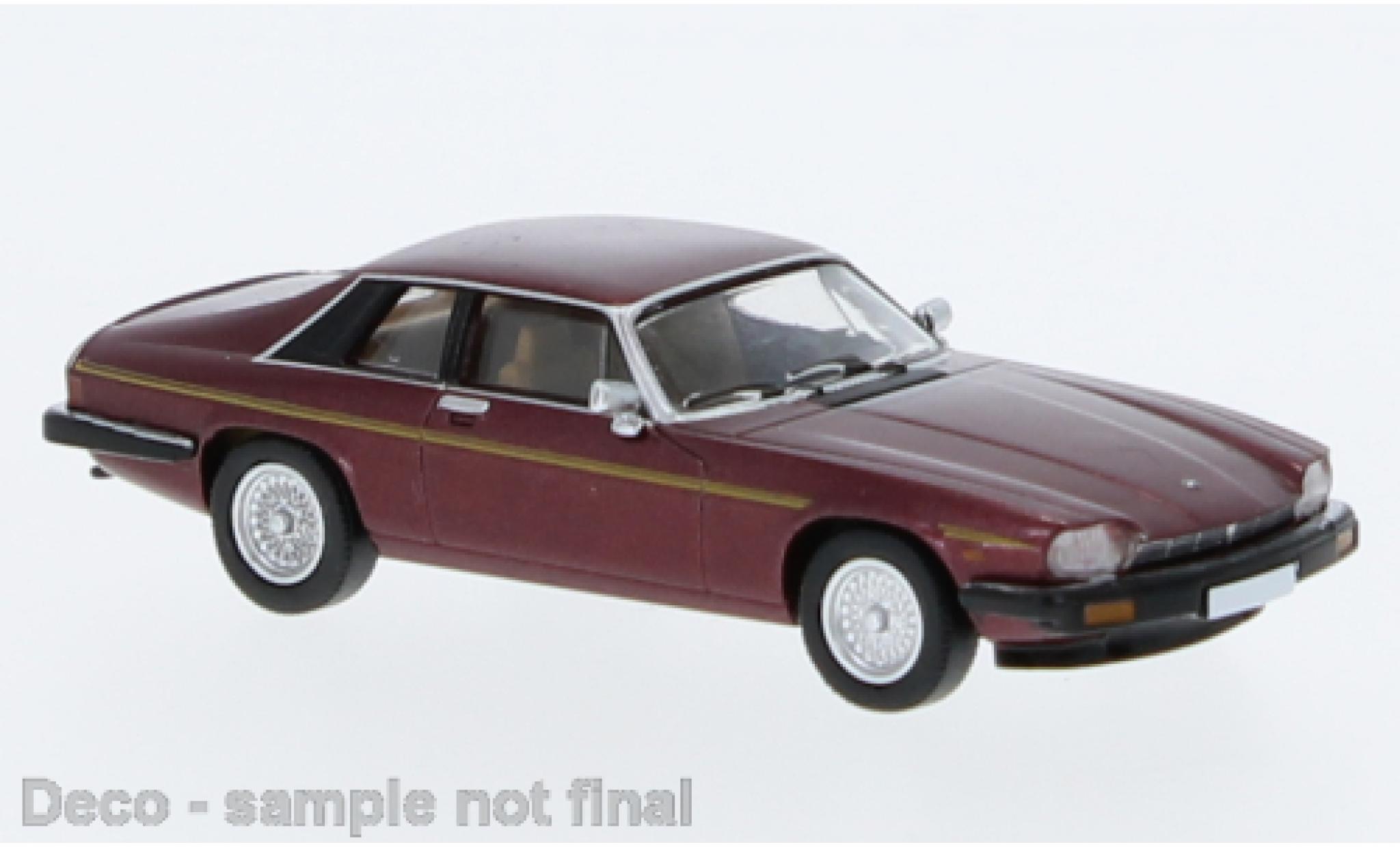 Jaguar XJ 1/87 PCX87 -S metallise rosso foncé 1981 modellino in miniatura
