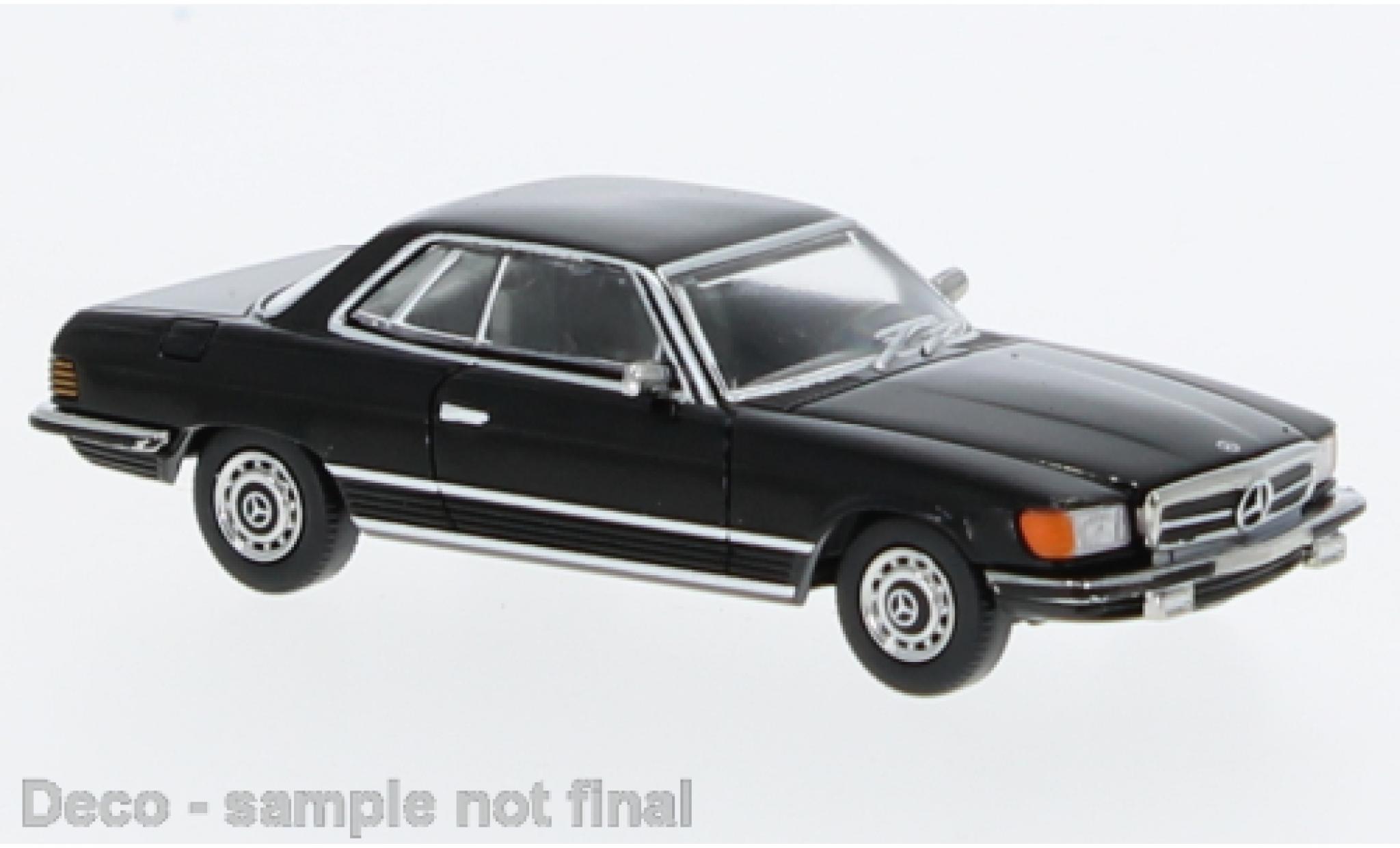 Mercedes Classe SL 1/87 PCX87 SLC (C107) nero 1971 modellino in miniatura
