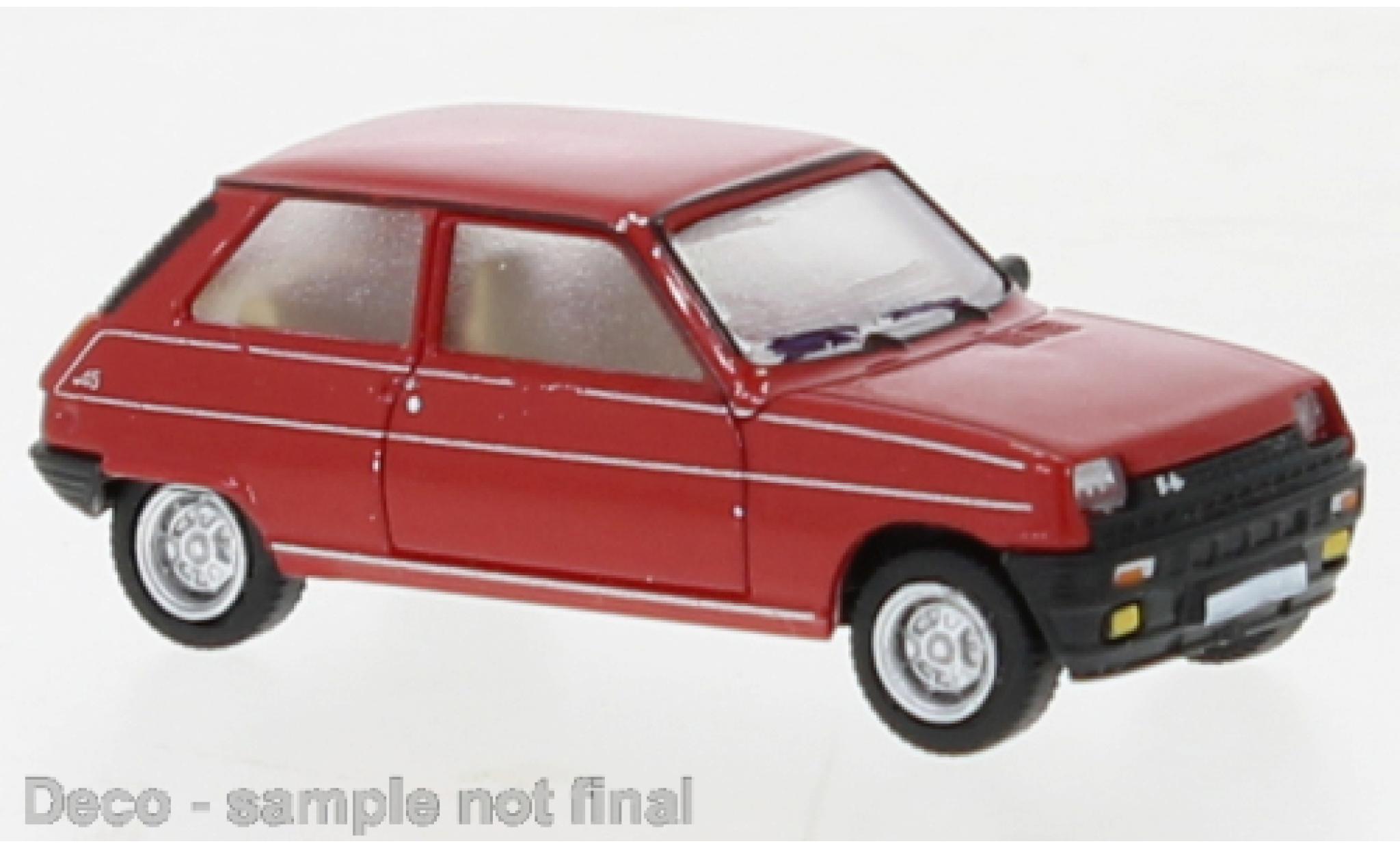 Renault 5 1/87 PCX87 Alpine rosso 1980 modellino in miniatura