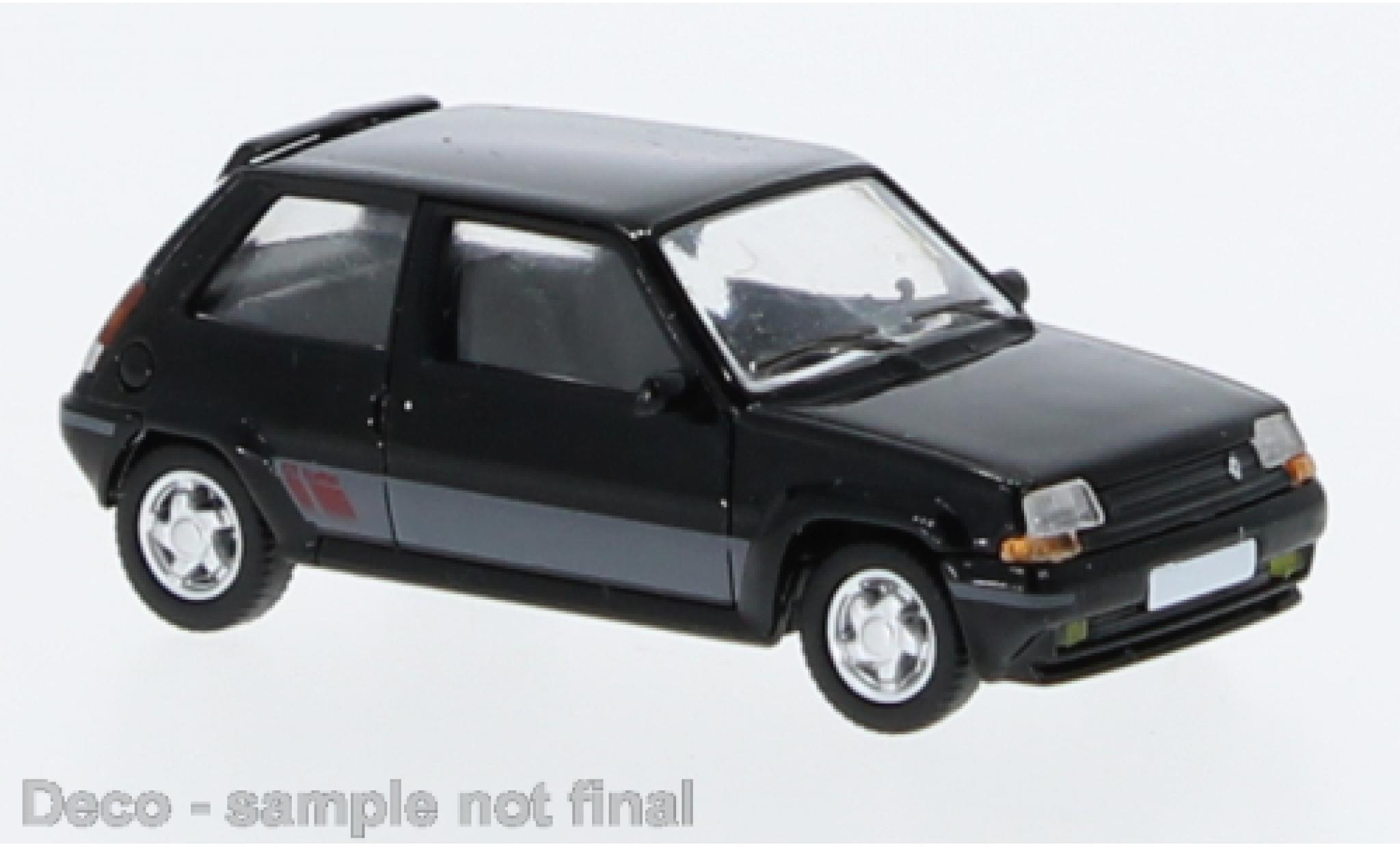Renault 5 1/87 PCX87 GT Turbo nero 1987 modellino in miniatura