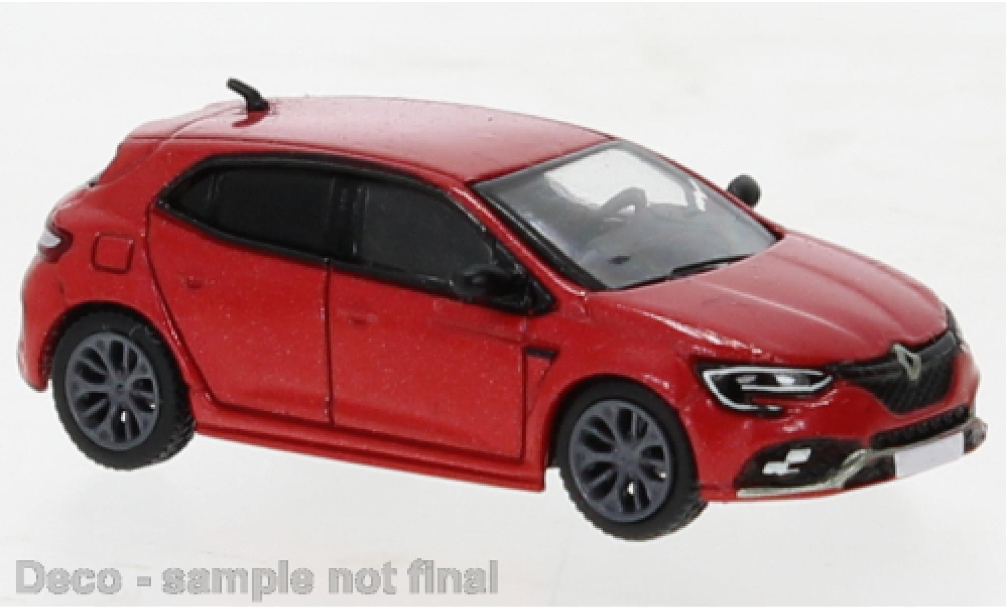 Renault Megane 1/87 PCX87 RS metallise rosso 2021 modellino in miniatura