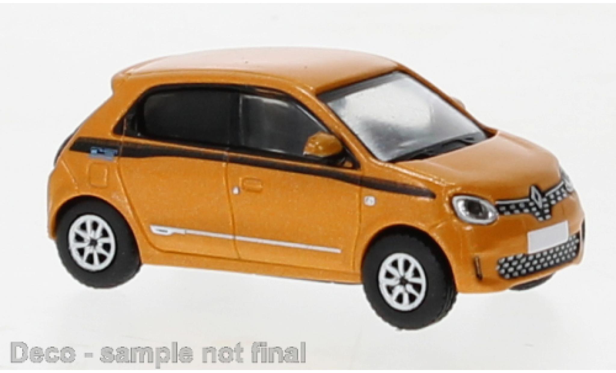 Renault Twingo 1/87 PCX87 III giallo 2019 modellino in miniatura