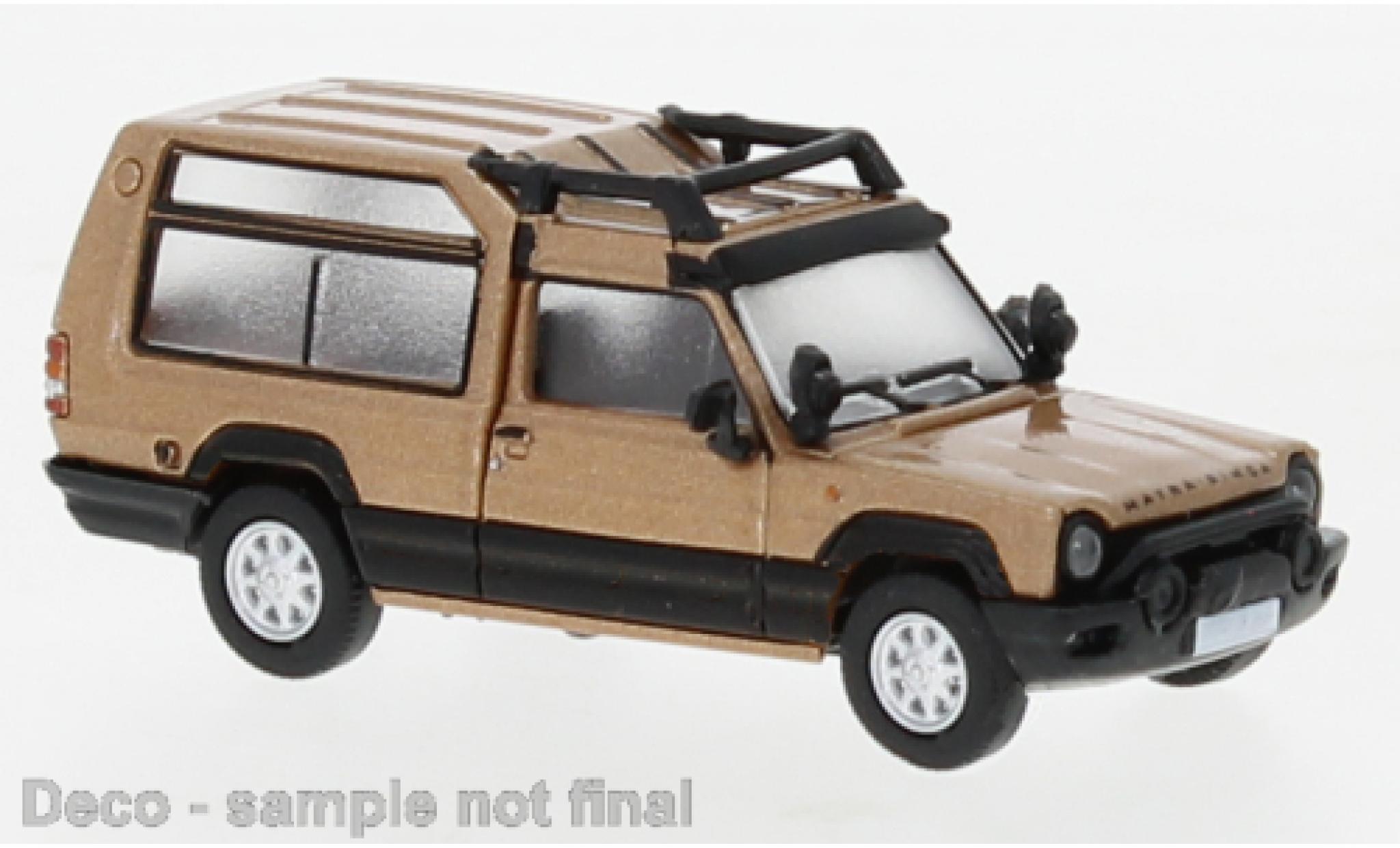 Matra Rancho 1/87 PCX87 Talbot metallise marroneee 1979 modellino in miniatura