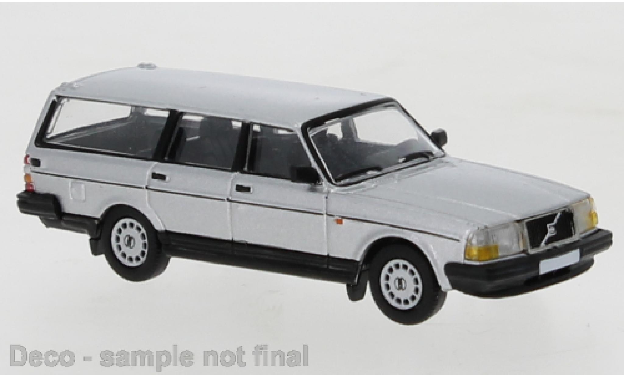 Volvo 240 1/87 PCX87 GL Kombi grigio 1989 modellino in miniatura