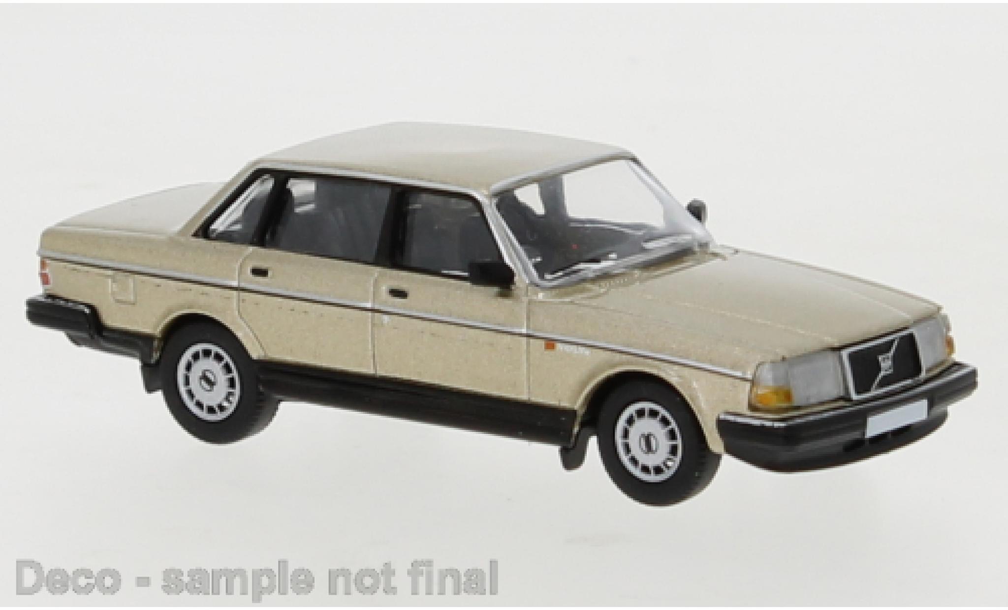 Volvo 240 1/87 PCX87 metallise beige 1989 modellino in miniatura