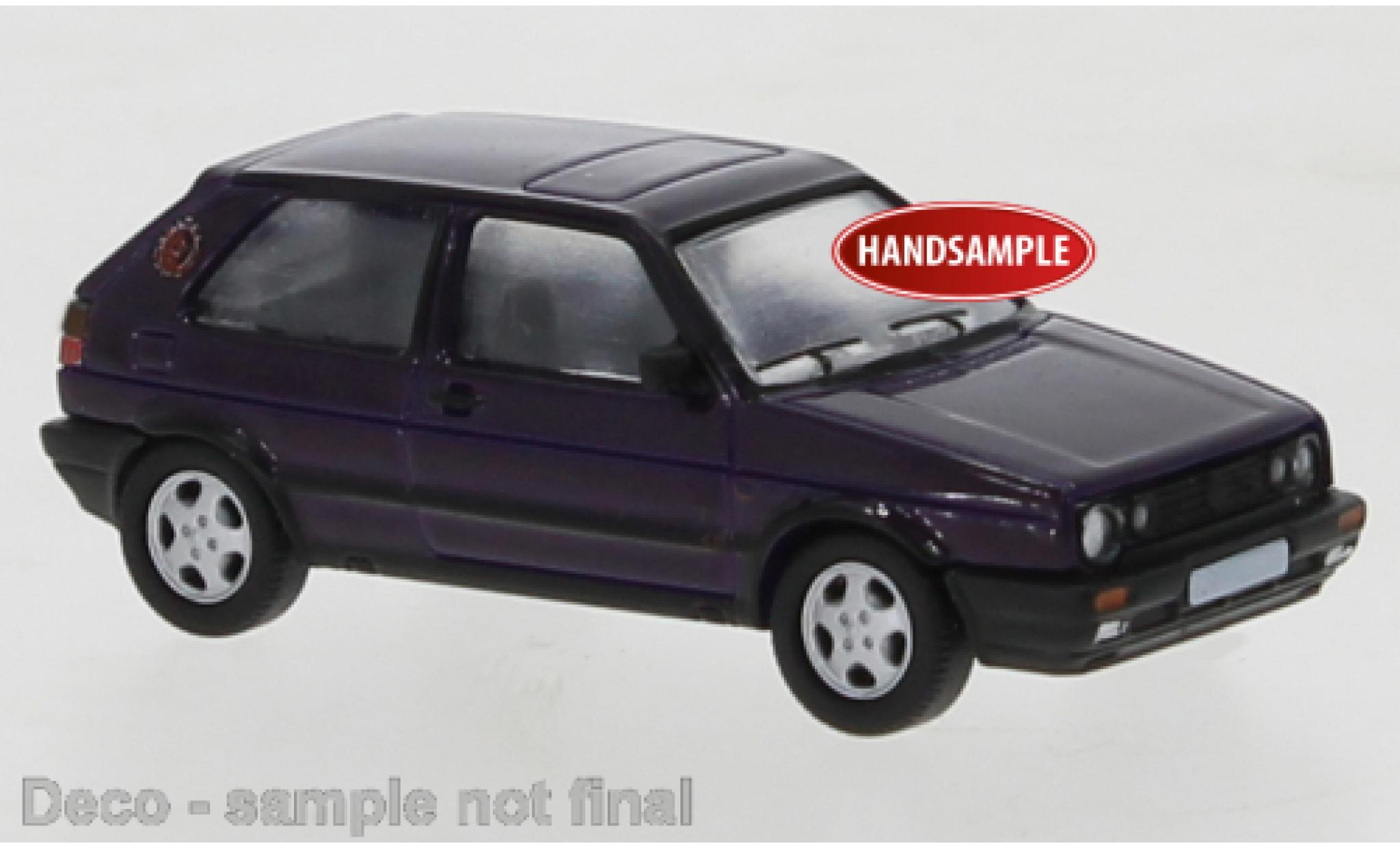 Volkswagen Golf 1/87 PCX87 II GTI metallise porpora 1990 modellino in miniatura