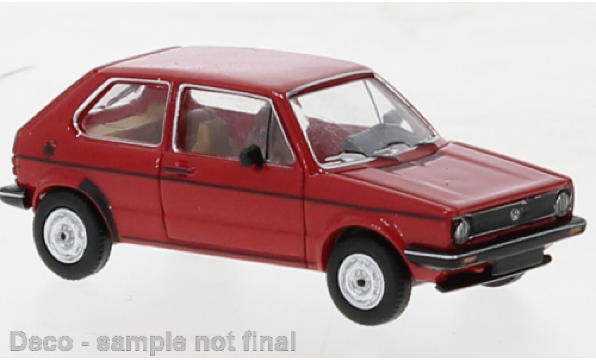 Volkswagen Golf 1/87 PCX87 I rosso 1980 modellino in miniatura