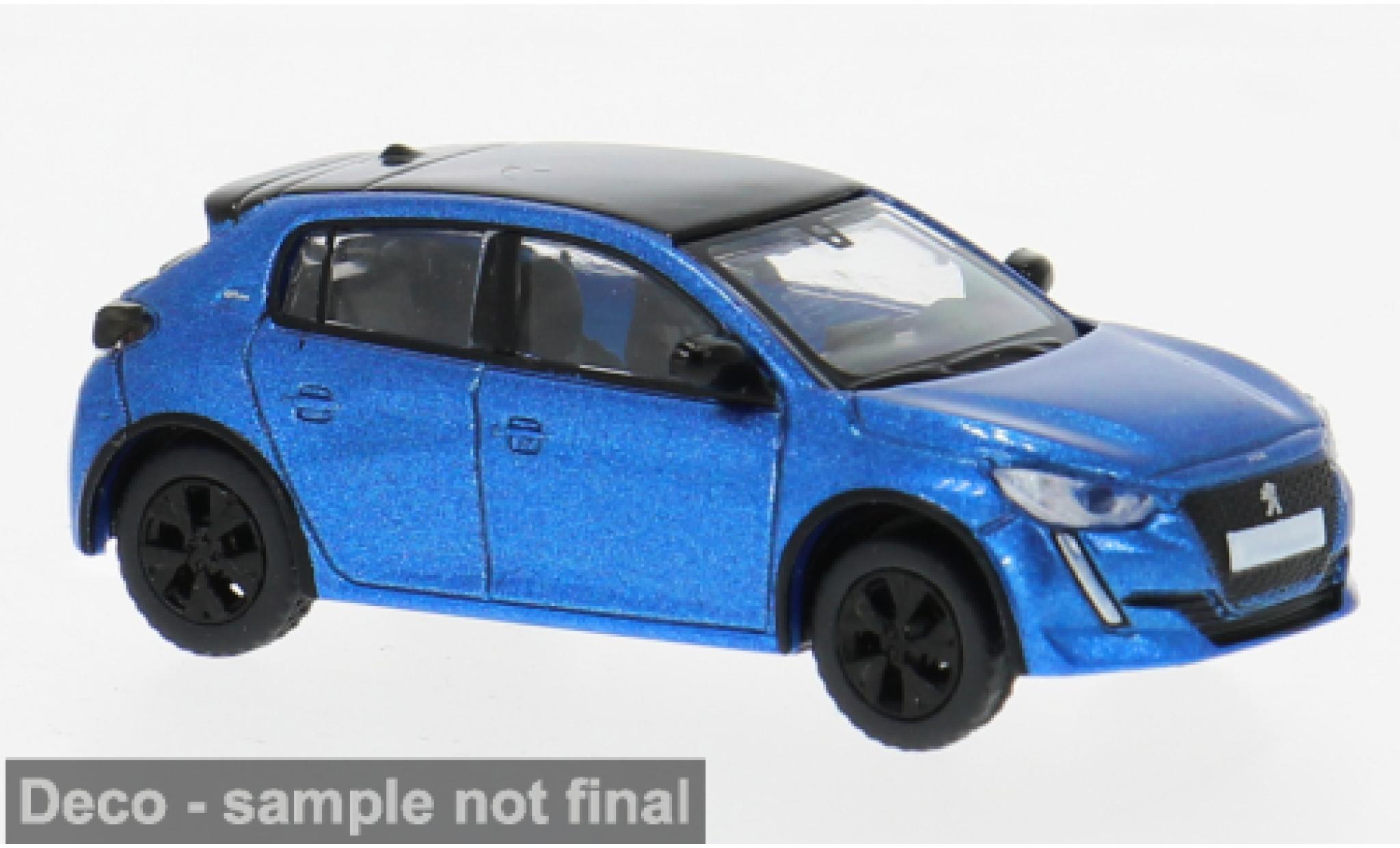 Peugeot 208 1/87 PCX87 II blau 2019 1:87 modellino in miniatura