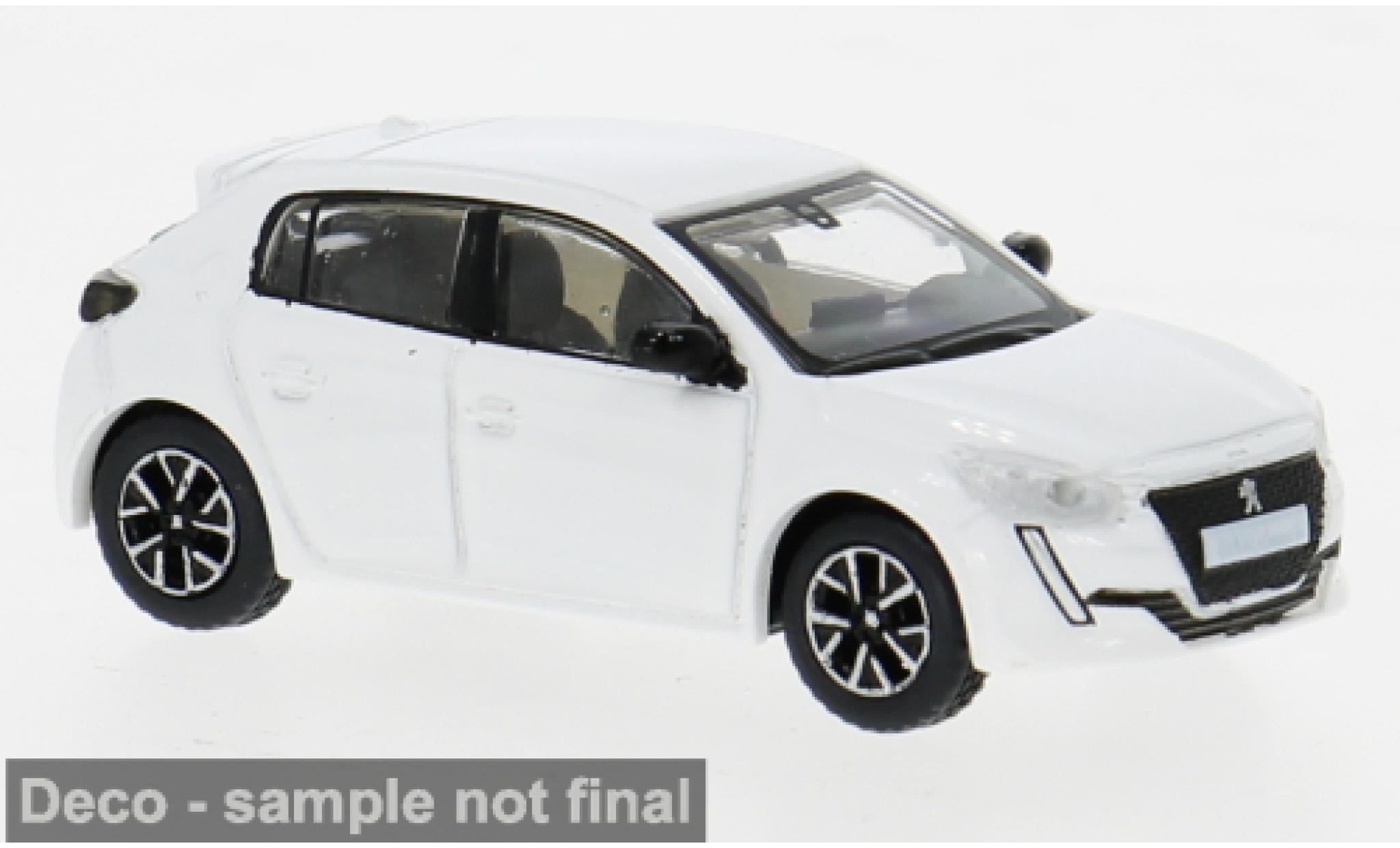 Peugeot 208 1/87 PCX87 II weiss 2019 1:87 modellino in miniatura