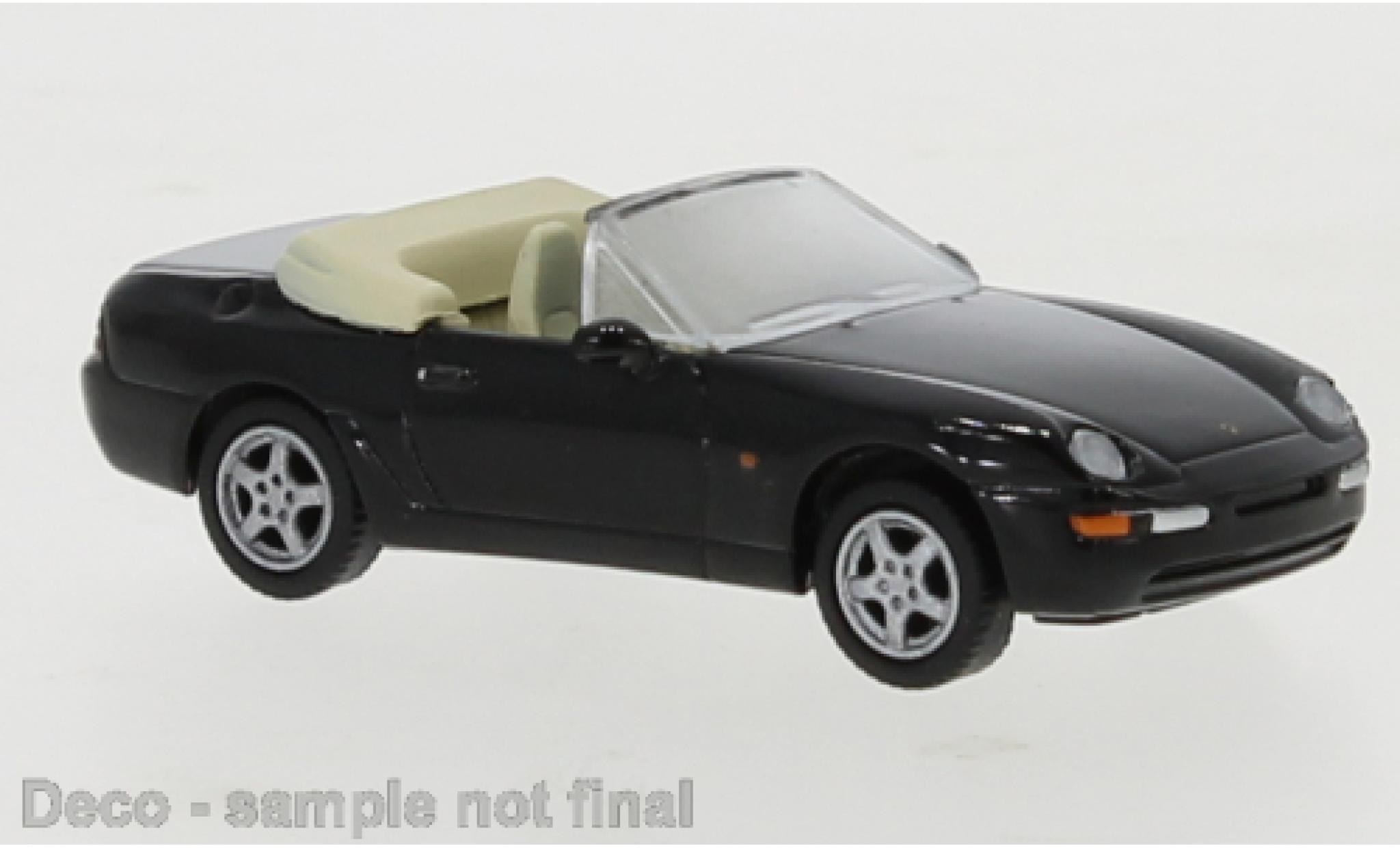Porsche 968 1/87 PCX87 Cabriolet nero 1991 modellino in miniatura