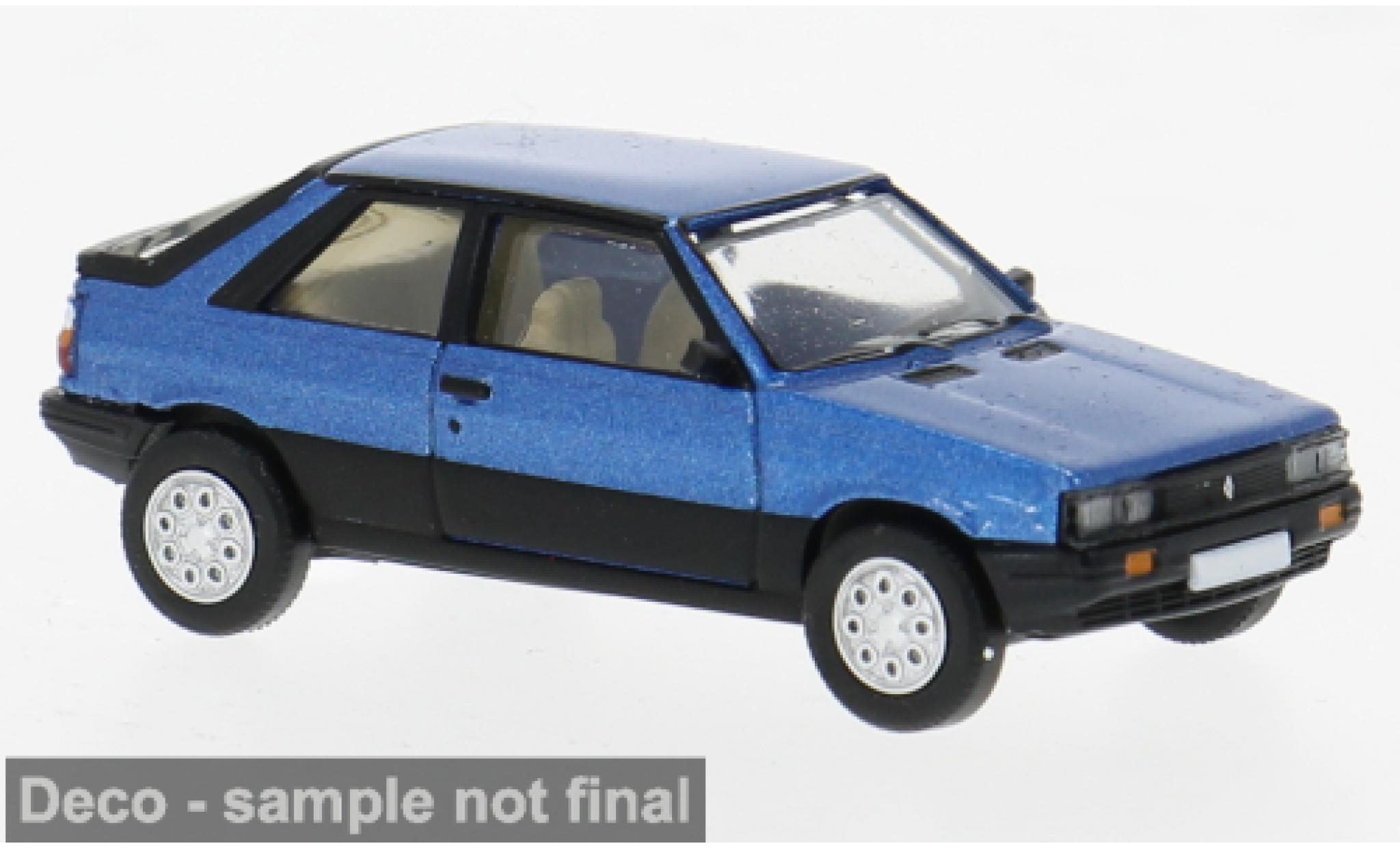 Renault 11 1/87 PCX87 GTL metallise blau 1985 1:87 modellino in miniatura