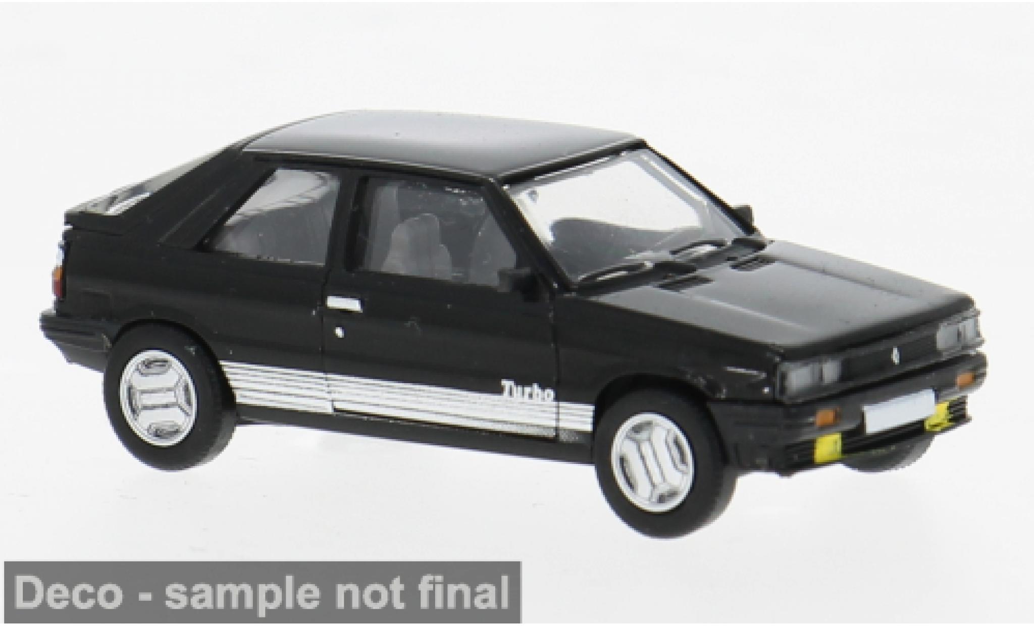 Renault 11 1/87 PCX87 Turbo schwarz 1985 1:87 modellino in miniatura