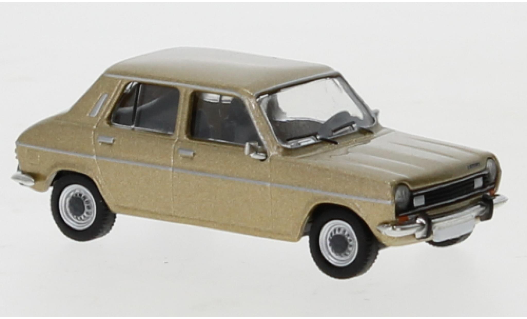 Simca 1100 1/87 PCX87 gold 1975 modellino in miniatura