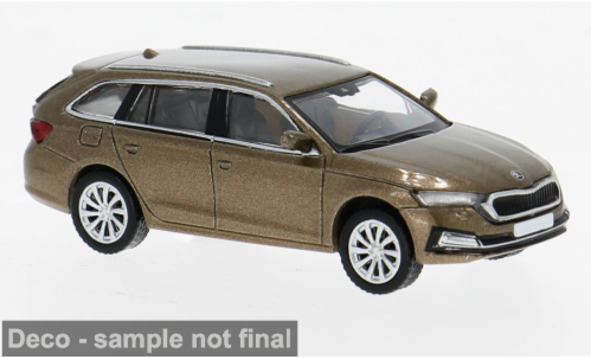 Skoda Octavia 1/87 PCX87 IV Combi braun 2019 1:87 modellino in miniatura