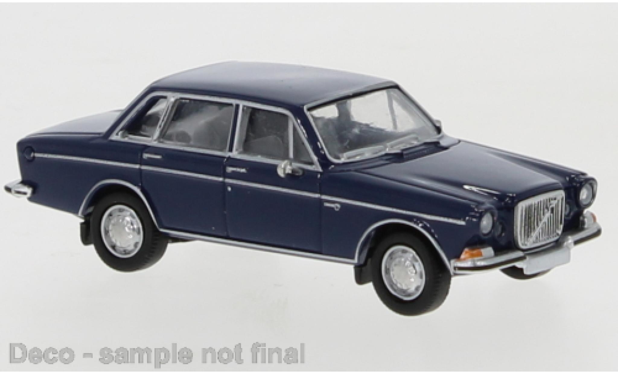 Volvo 164 1/87 PCX87 blu 1968 modellino in miniatura