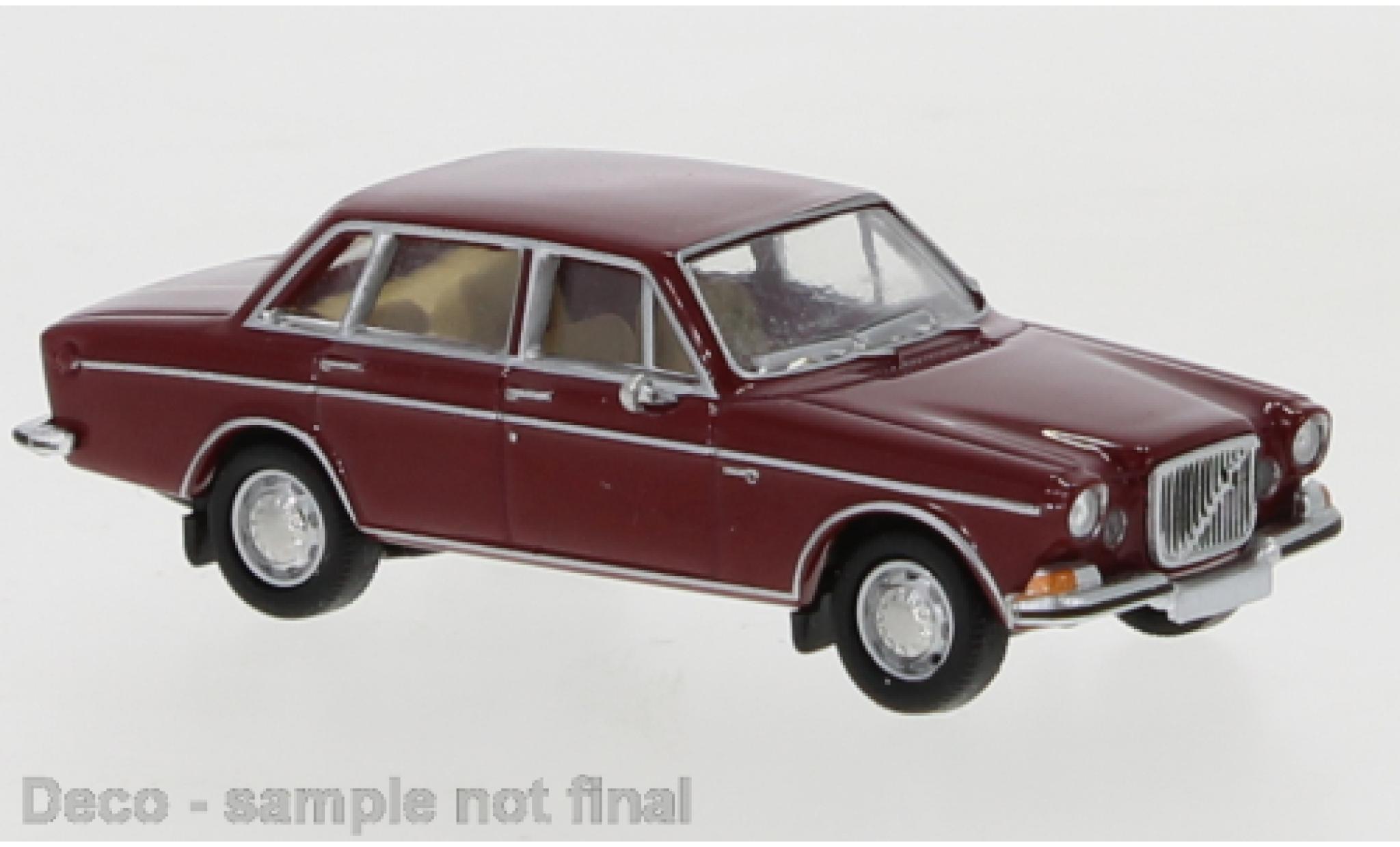 Volvo 164 1/87 PCX87 rosso 1968 modellino in miniatura