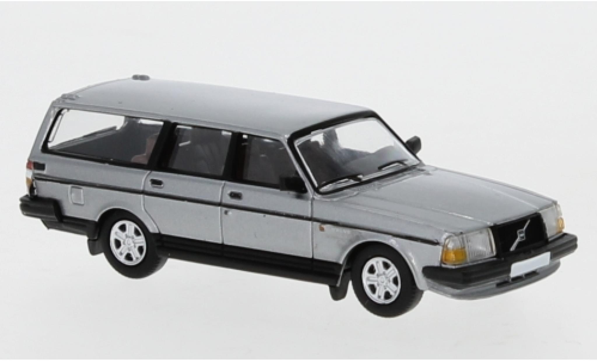 Volvo 240 1/87 PCX87 GL Kombi metallico grigio 1989 modellino in miniatura