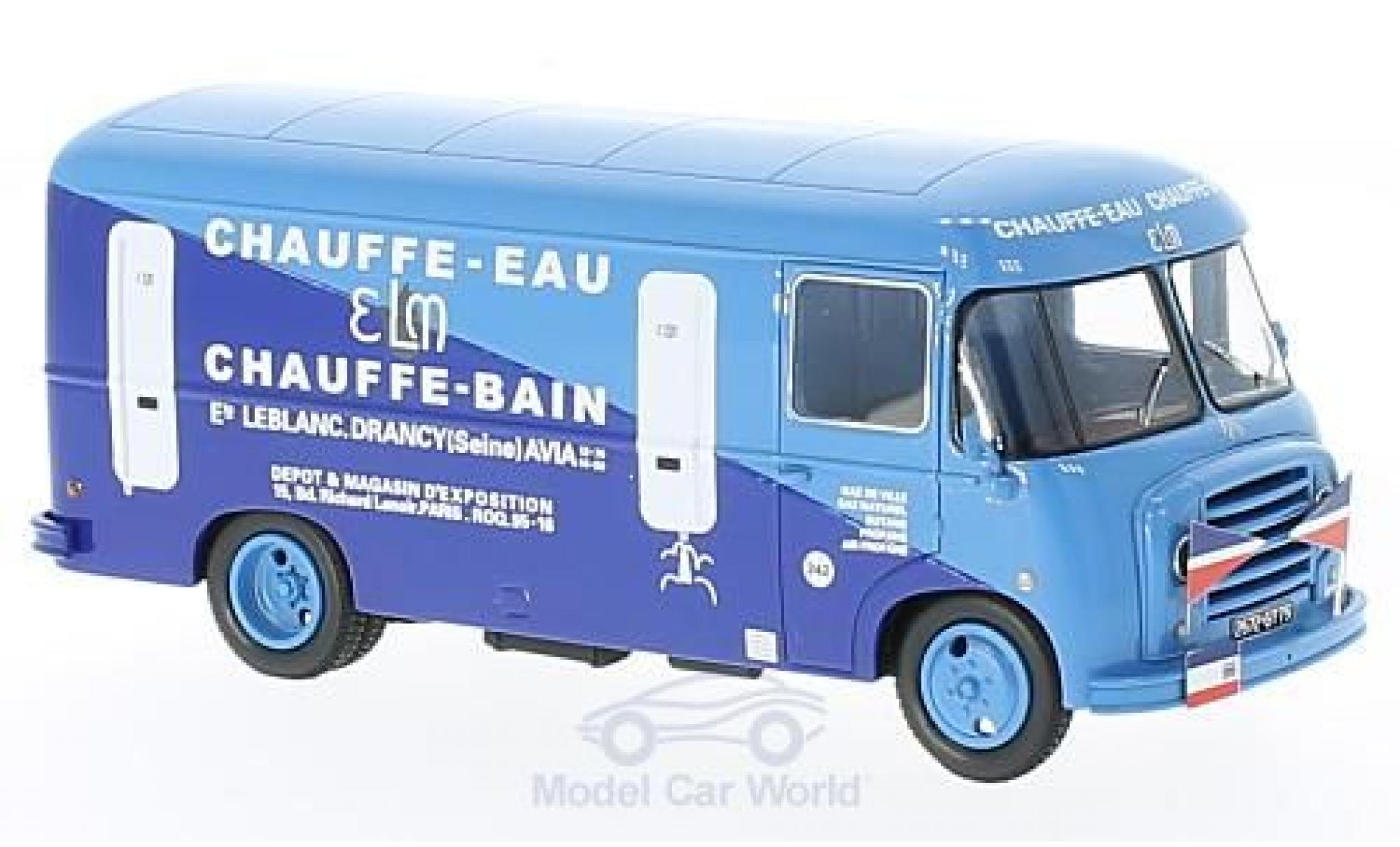 Citroen U23 1/43 Perfex Fourgon ELM Leblanc Tour Cycliste blu/blu 1958 modellino in miniatura